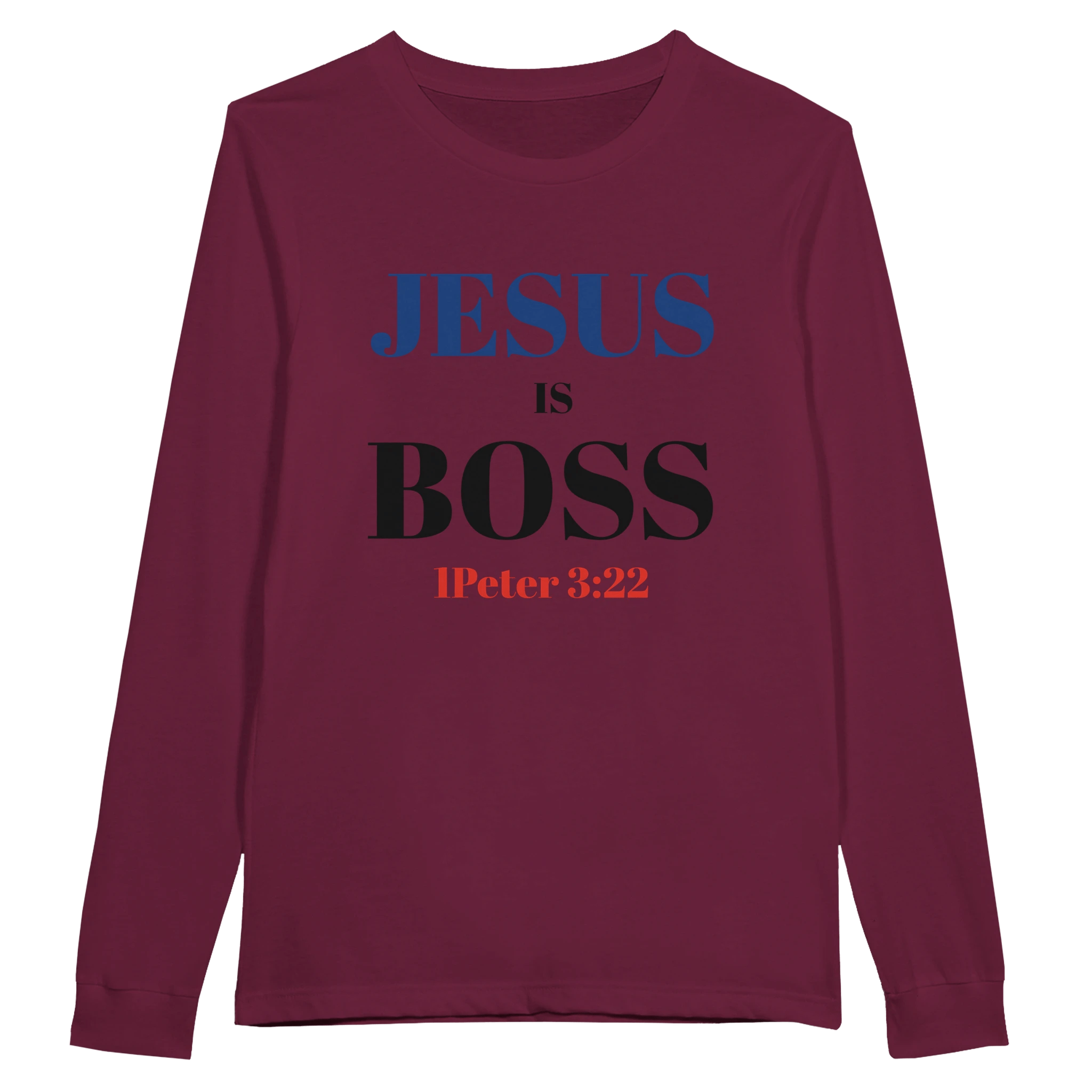 Jesus is Boss Premium Unisex Longsleeve T-shirt - BB's Tees and More