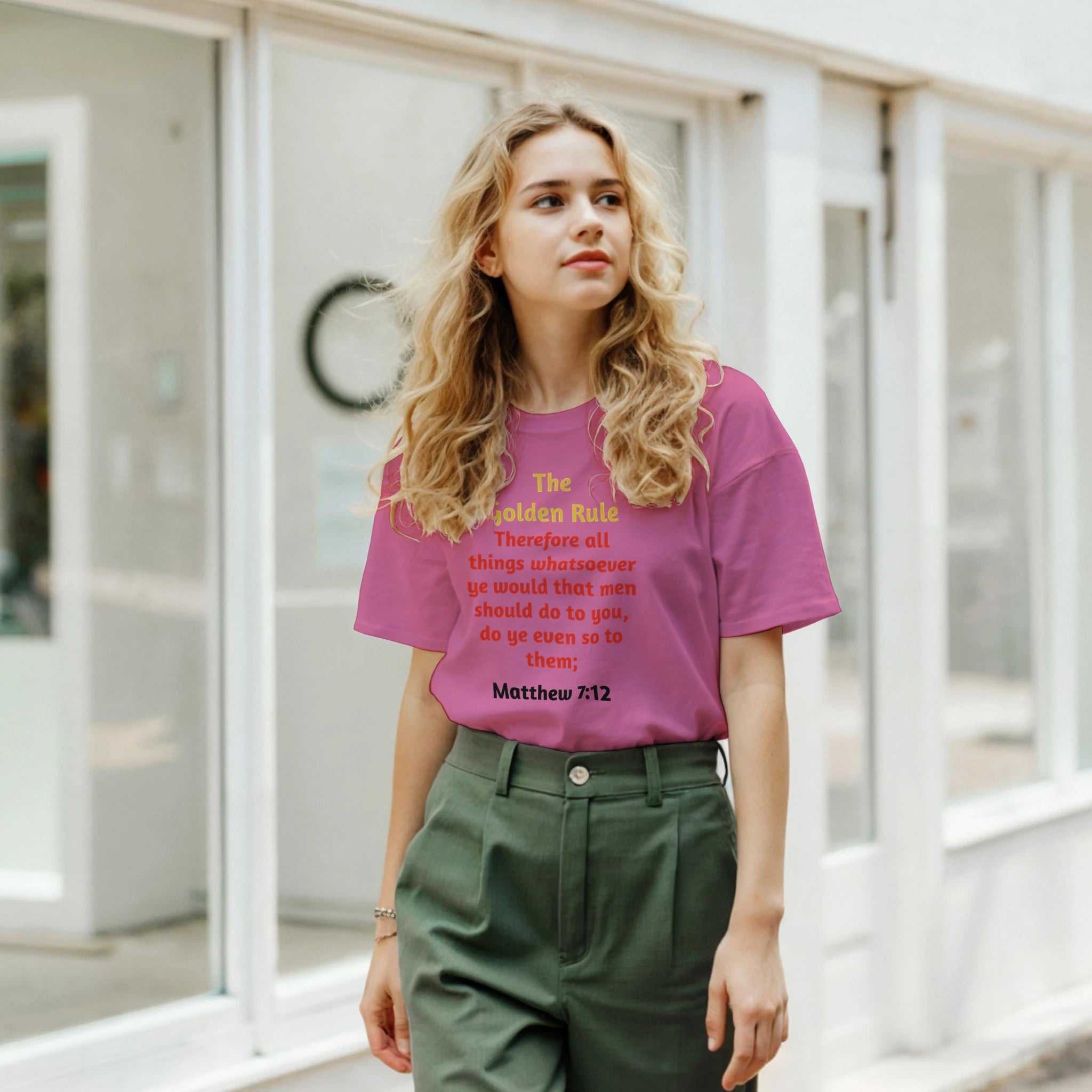 Golden Rule Classic Unisex Crewneck T-shirt | Gildan® 64000 - BB's Tees and More