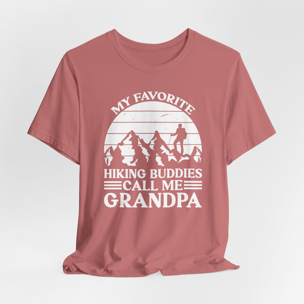 Proud Hiking Buddy Grandpa Tee - BB's Tees and More