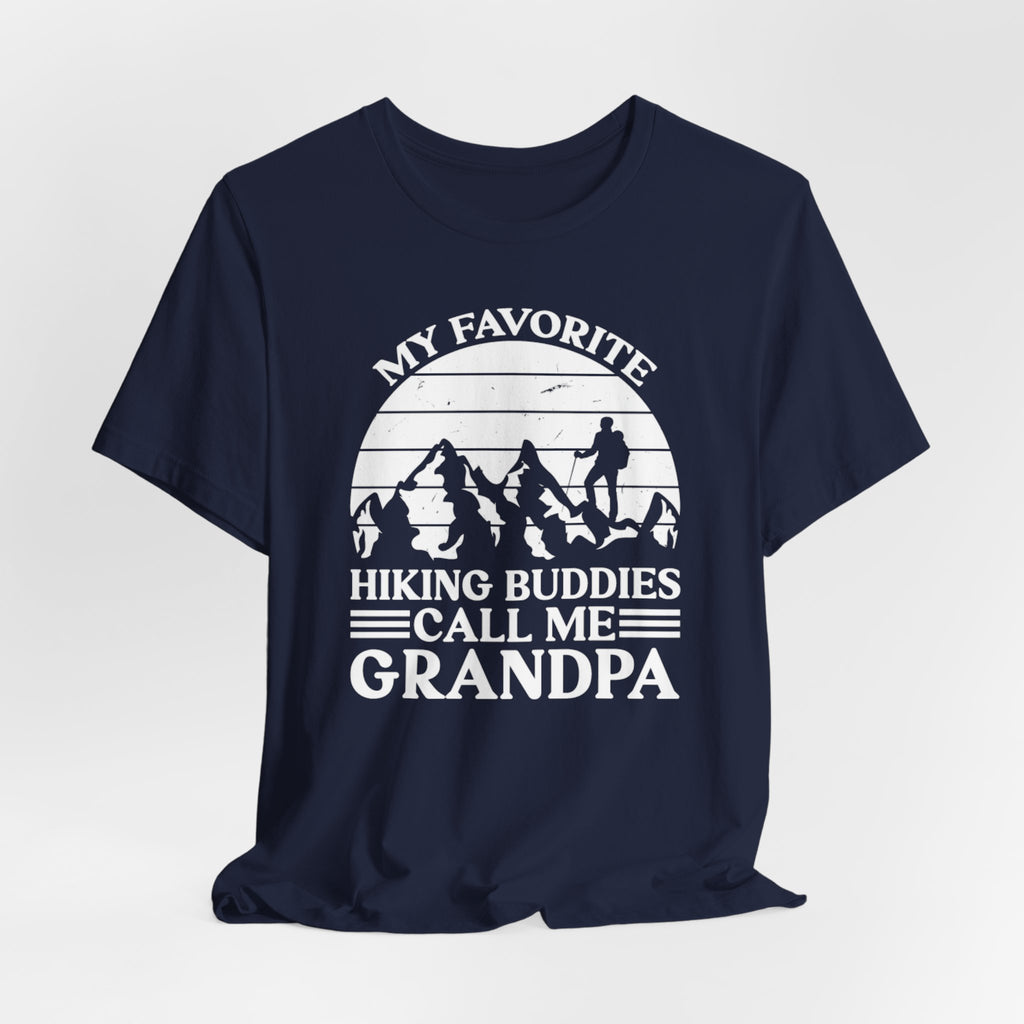 Proud Hiking Buddy Grandpa Tee - BB's Tees and More