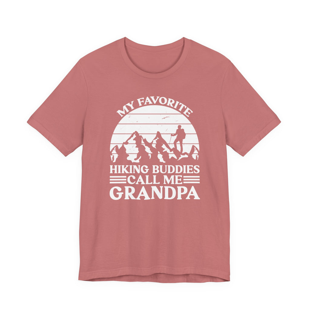 Proud Hiking Buddy Grandpa Tee - BB's Tees and More