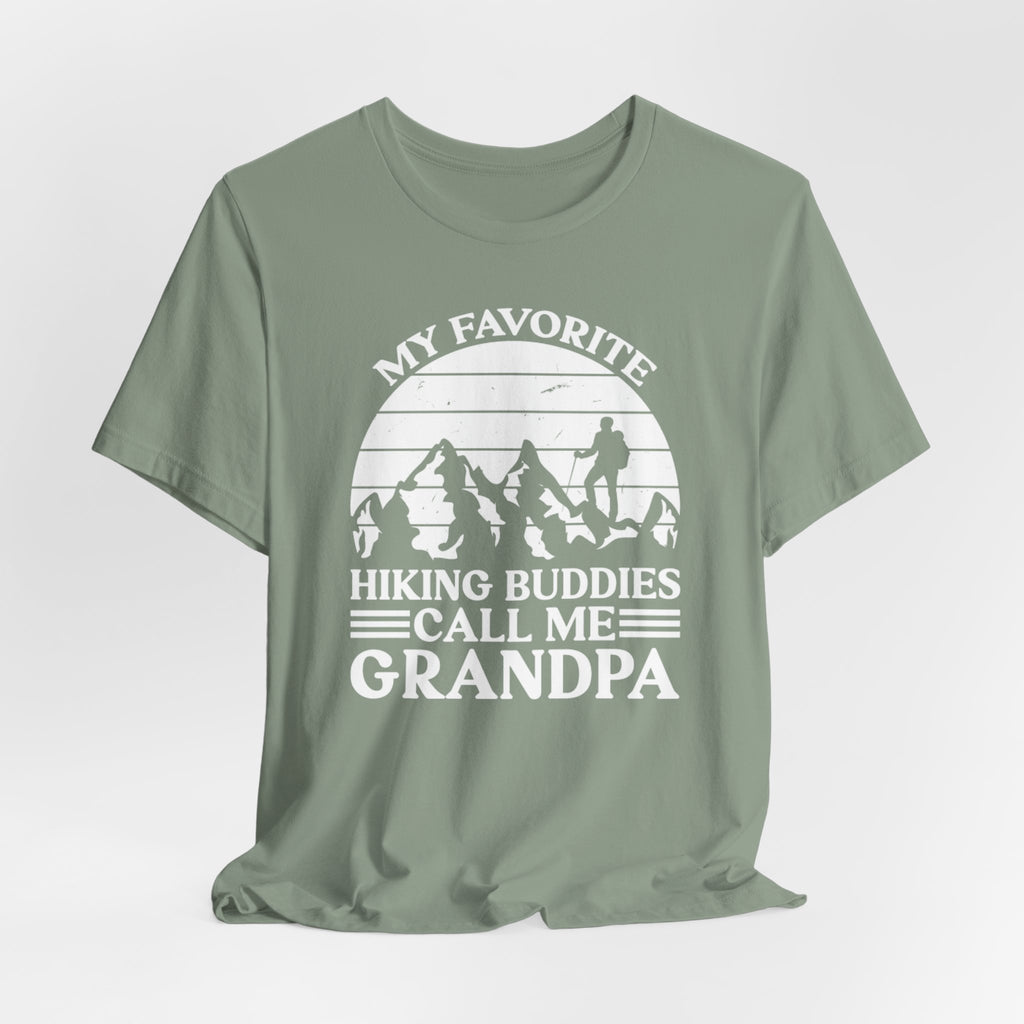 Proud Hiking Buddy Grandpa Tee - BB's Tees and More