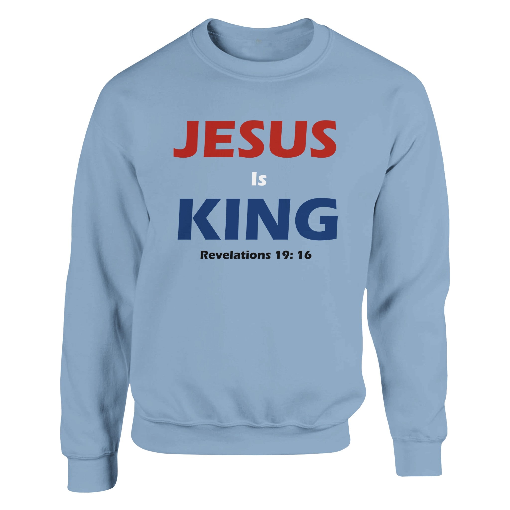 Jesus Is King - Premium Unisex Crewneck Sweatshirt - BB's Tees and More