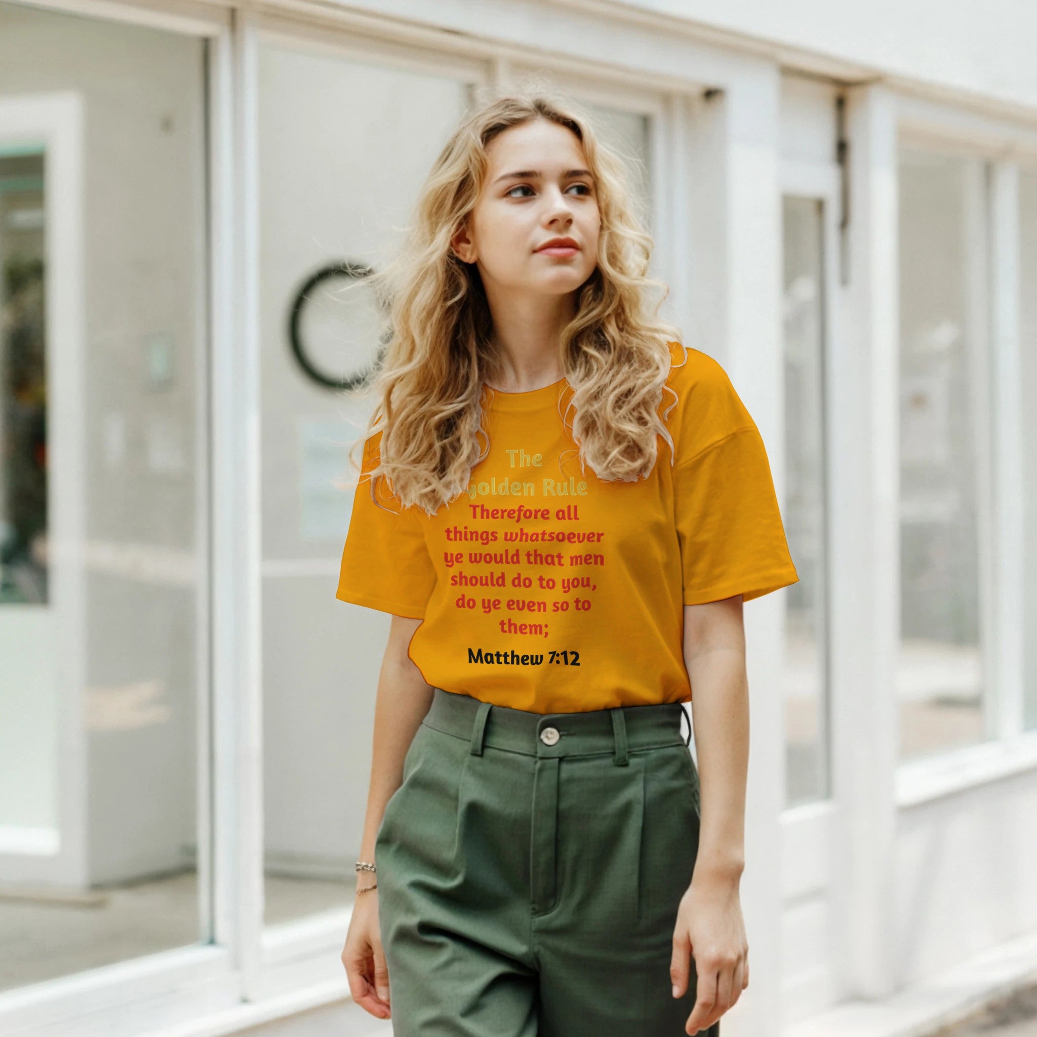 Golden Rule Classic Unisex Crewneck T-shirt | Gildan® 64000 - BB's Tees and More