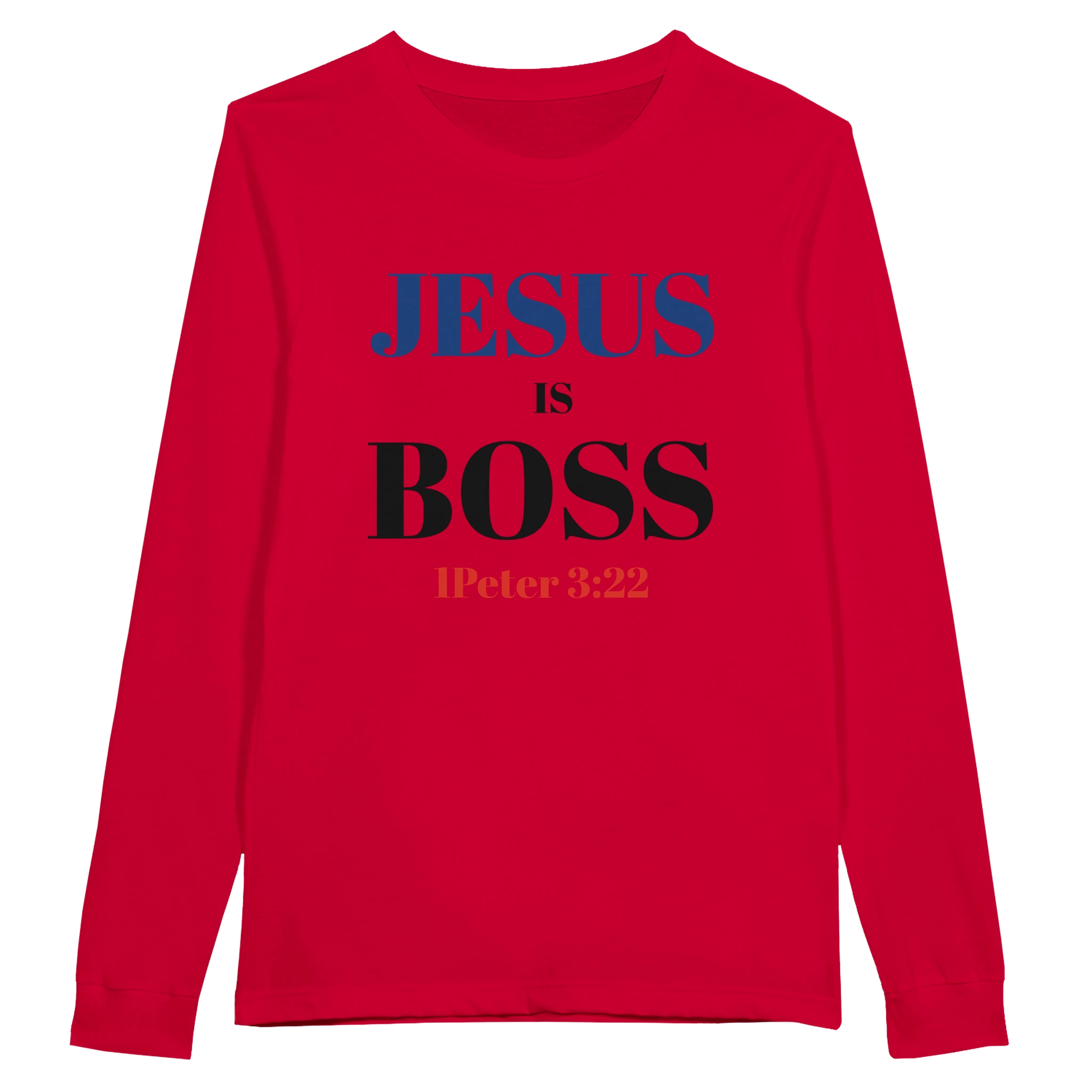 Jesus is Boss Premium Unisex Longsleeve T-shirt - BB's Tees and More