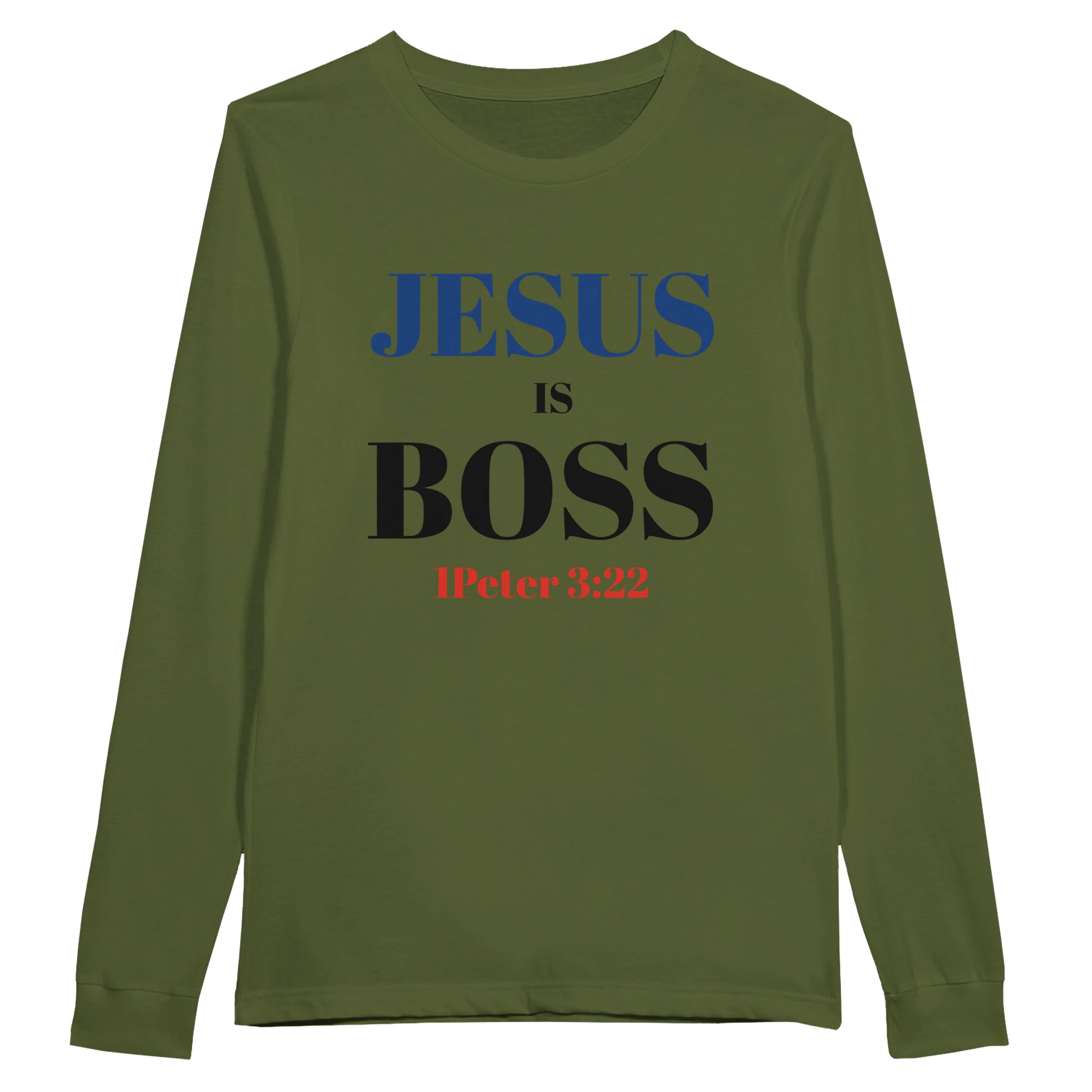 Jesus is Boss Premium Unisex Longsleeve T-shirt - BB's Tees and More