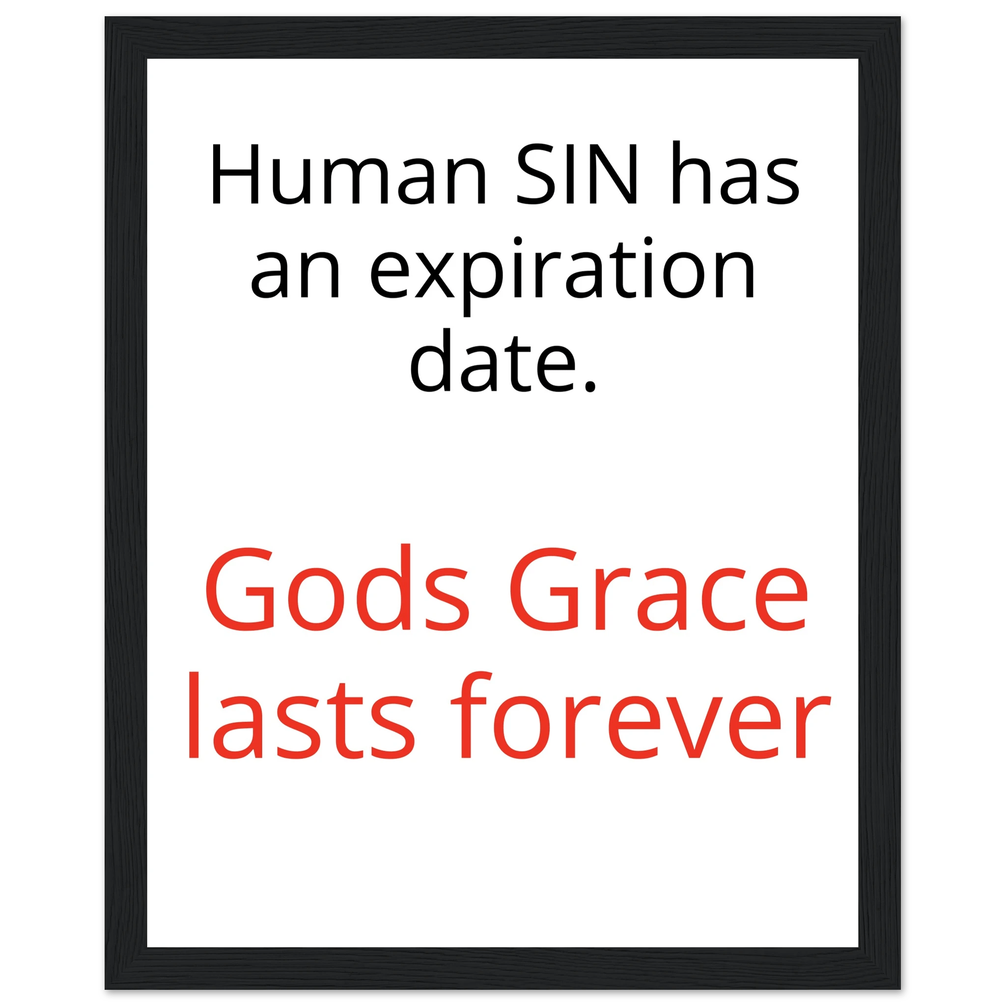 Gods Grace Fine Art Poster - BB's Tees and More