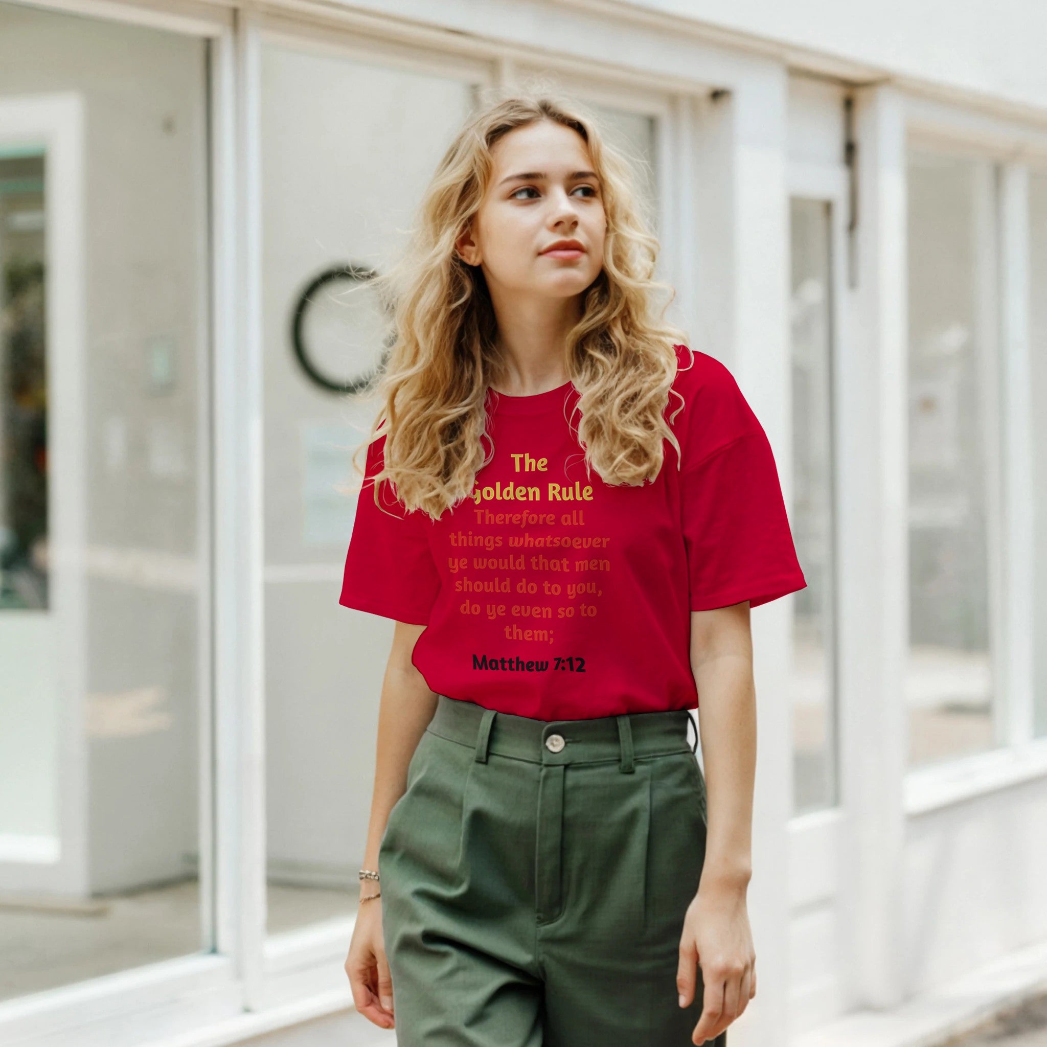 Golden Rule Classic Unisex Crewneck T-shirt | Gildan® 64000 - BB's Tees and More