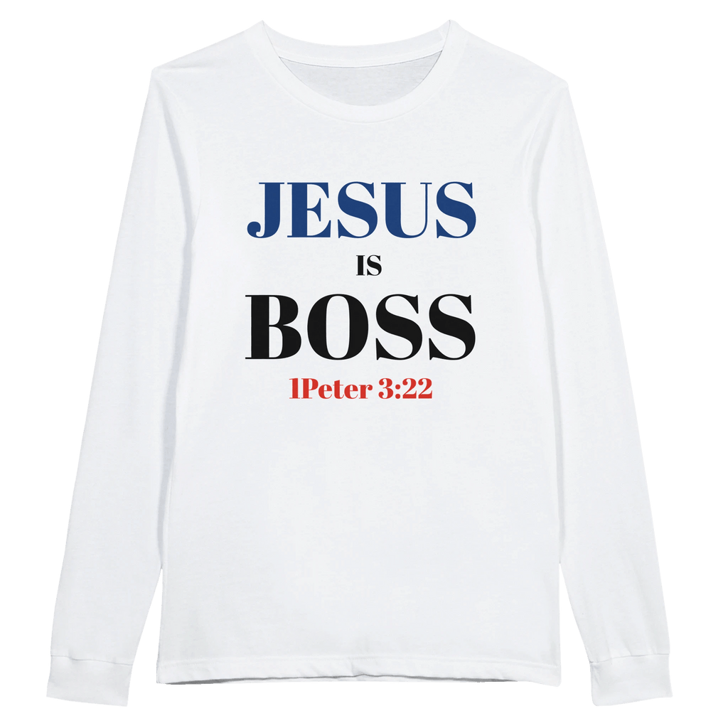 Jesus is Boss Premium Unisex Longsleeve T-shirt - BB's Tees and More