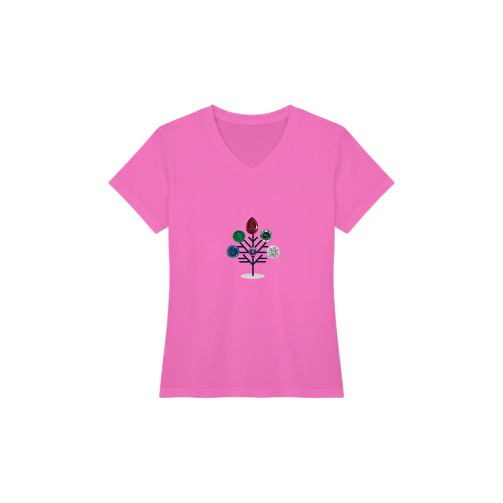 Jewel Tree Women’s Performance V - Neck T-Shirt - BB's Tees and More