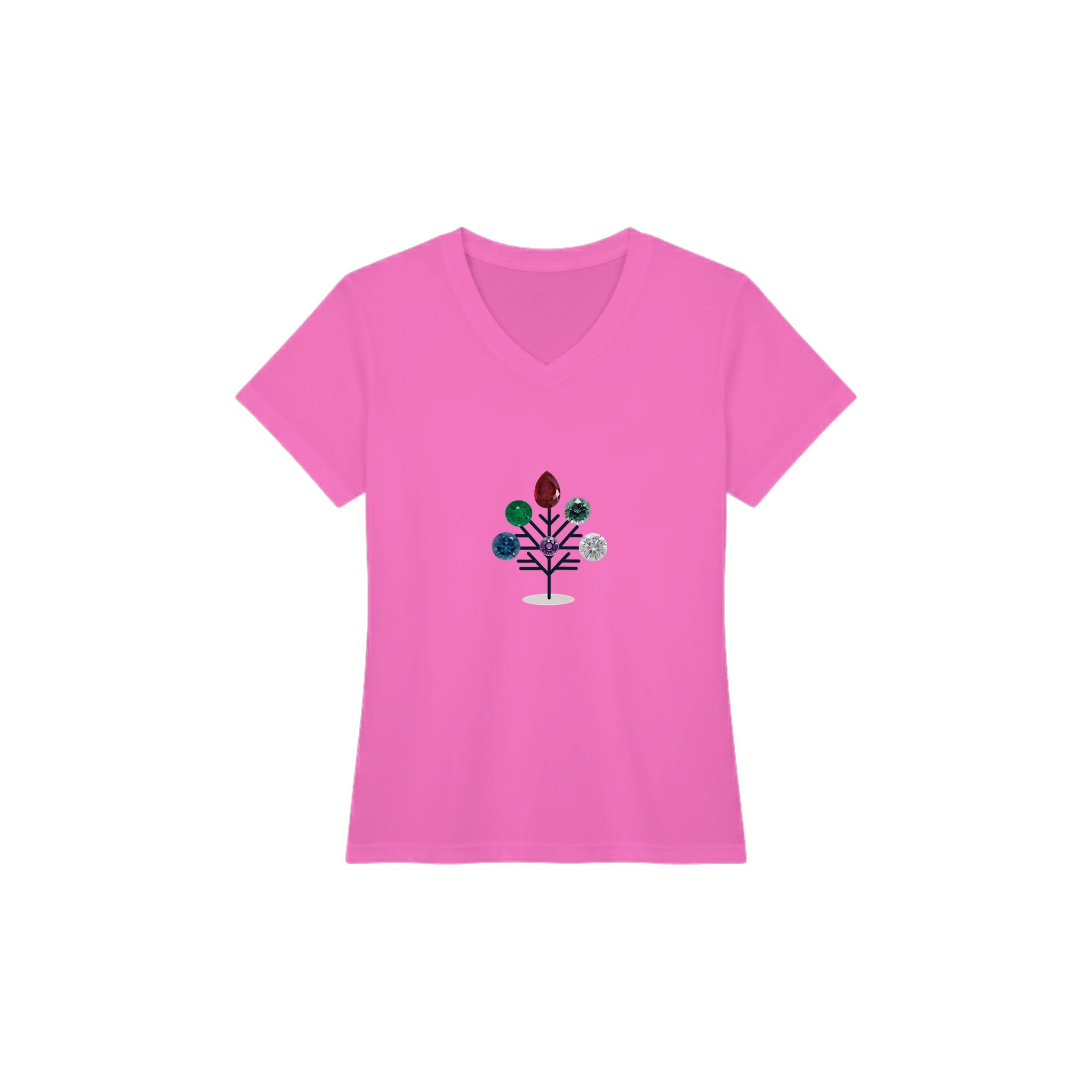 Jewel Tree Women’s Performance V - Neck T-Shirt - BB's Tees and More