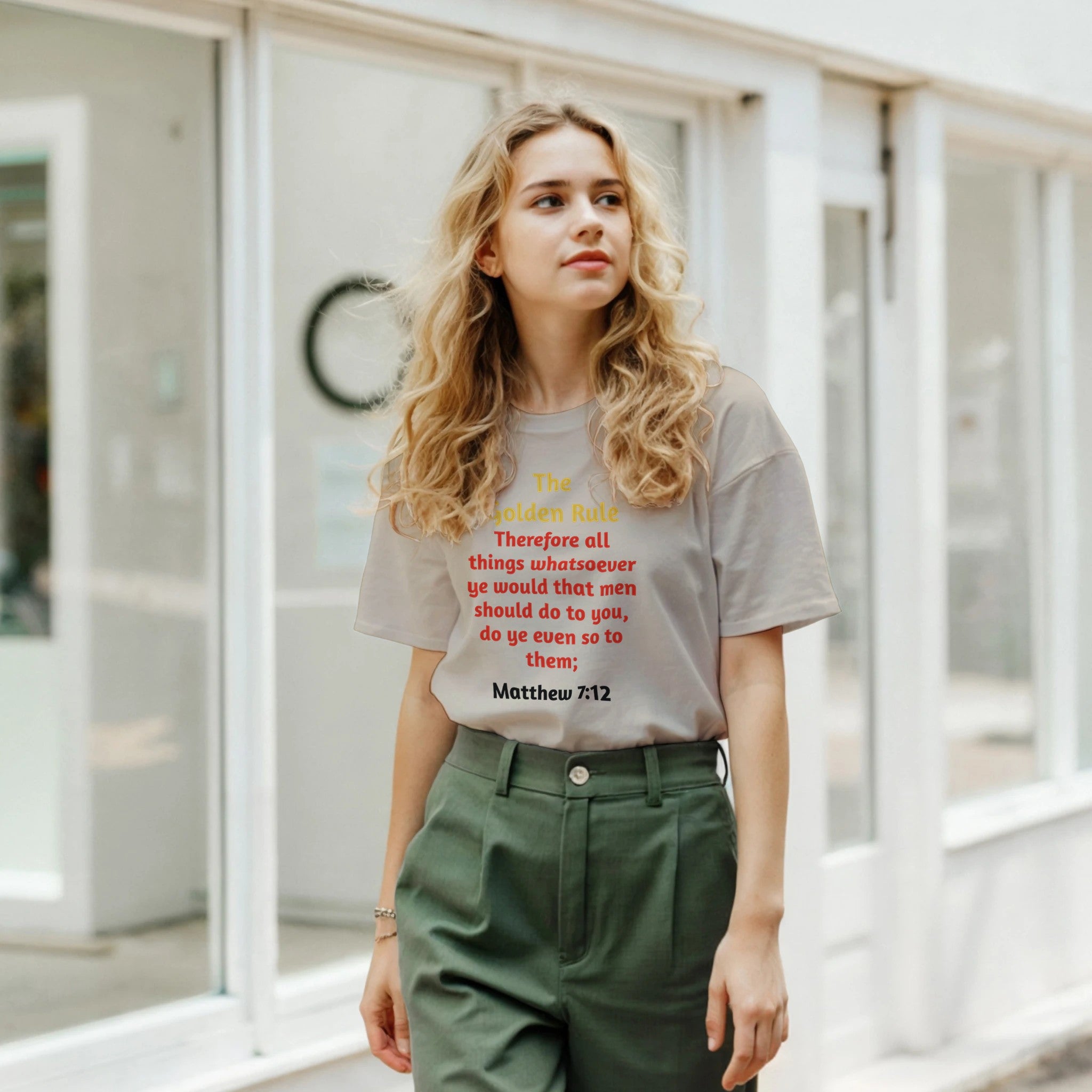 Golden Rule Classic Unisex Crewneck T-shirt | Gildan® 64000 - BB's Tees and More