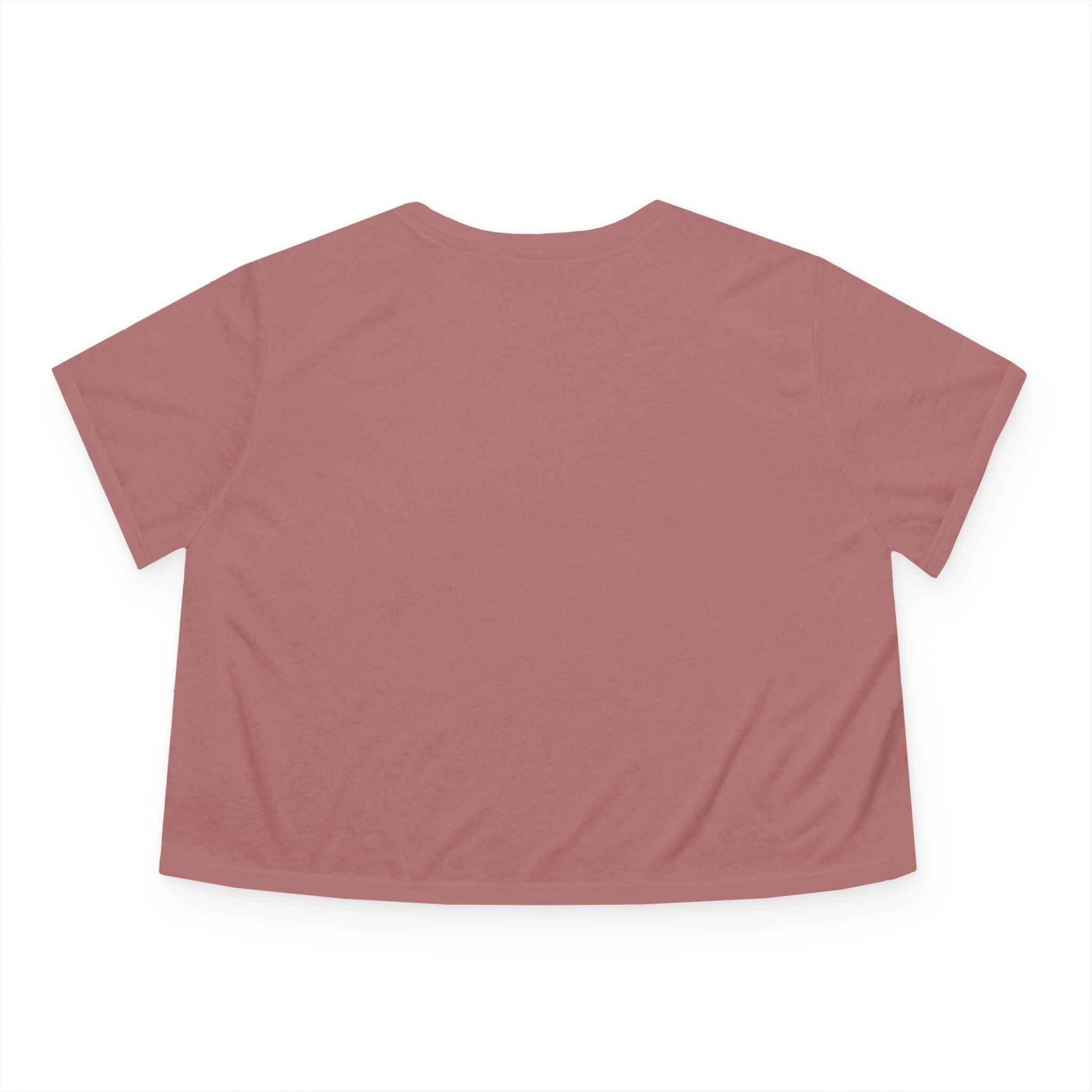 Cropped Tee — Gemstone Heart Graphic (Blue & Diamond)