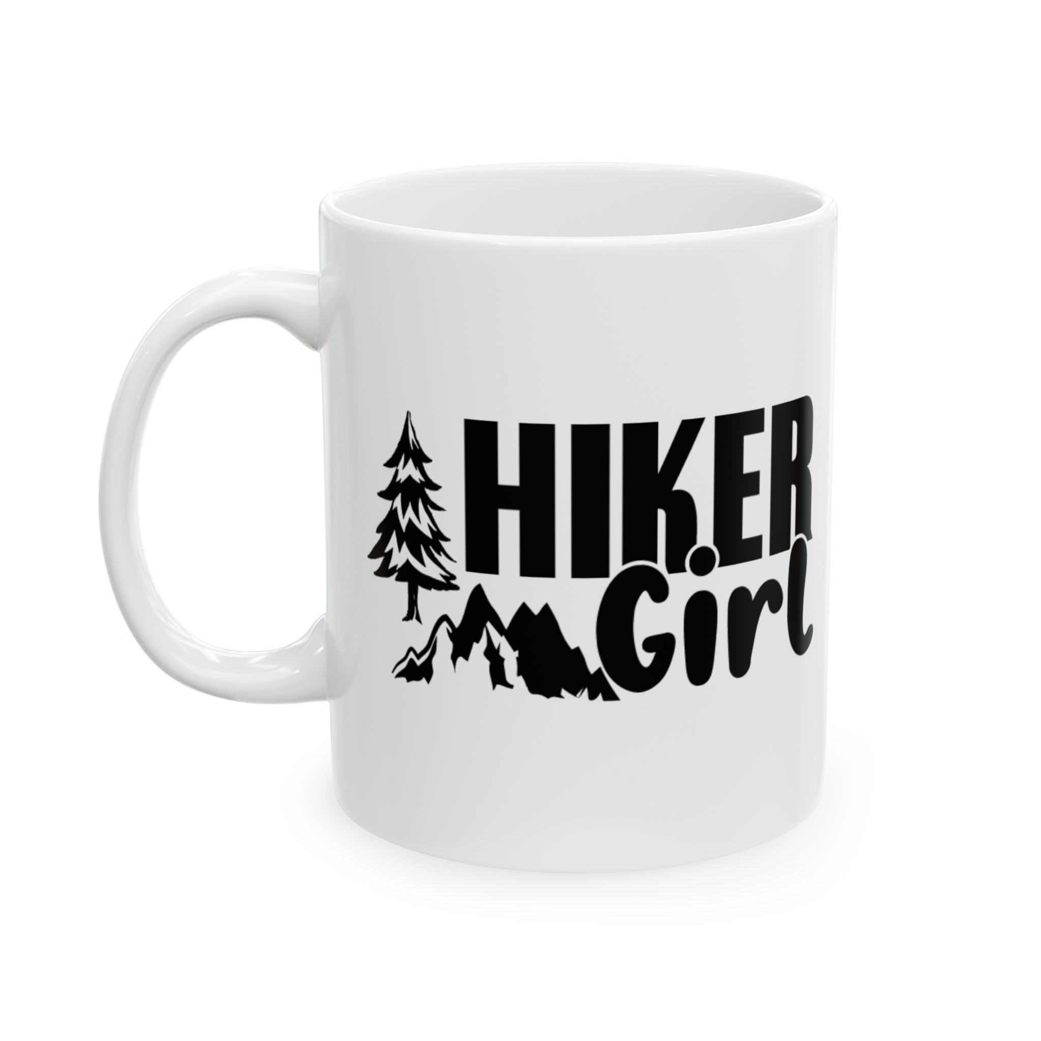 Inspiring Hiker Girl Mountain Mug - BB's Tees and More