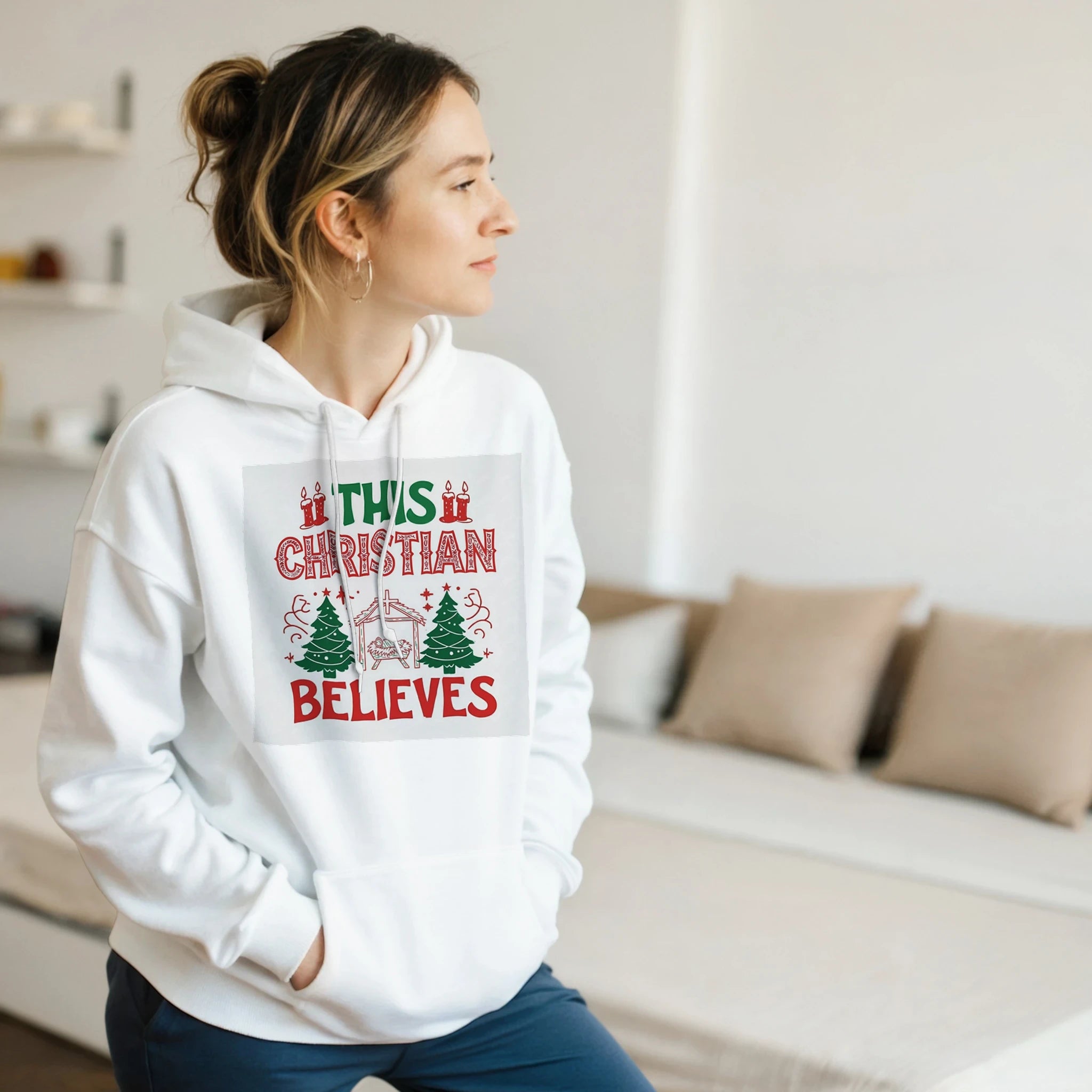Christian Believes Classic Unisex Pullover Hoodie | Gildan® 18500 - BB's Tees and More
