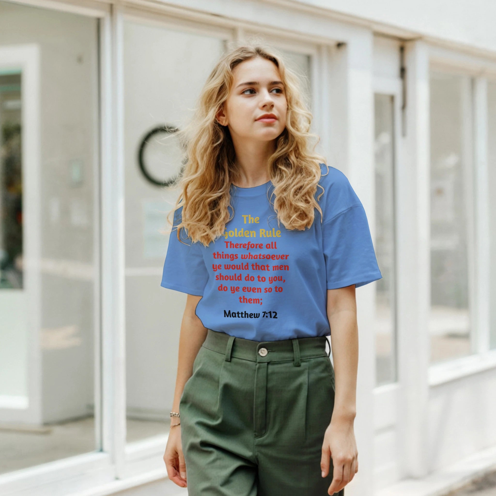 Golden Rule Classic Unisex Crewneck T-shirt | Gildan® 64000 - BB's Tees and More
