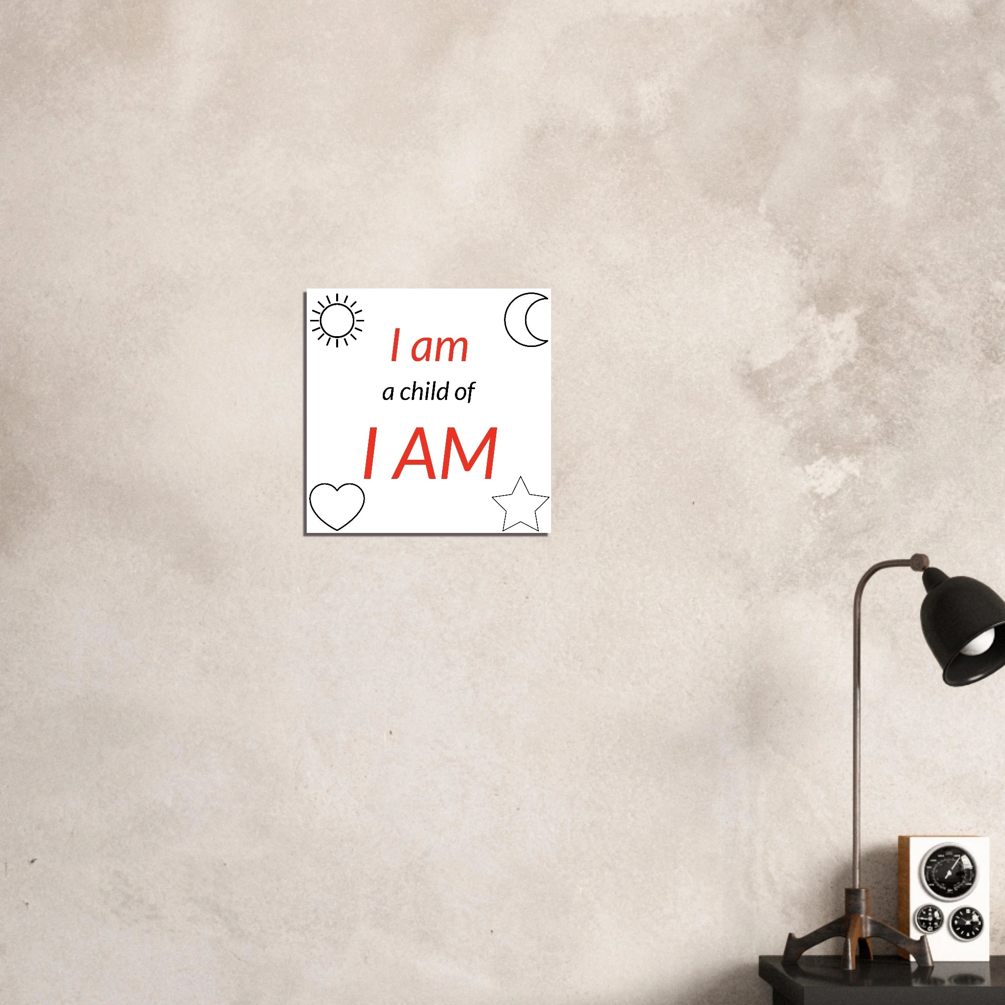 I AM Aluminum Print - BB's Tees and More