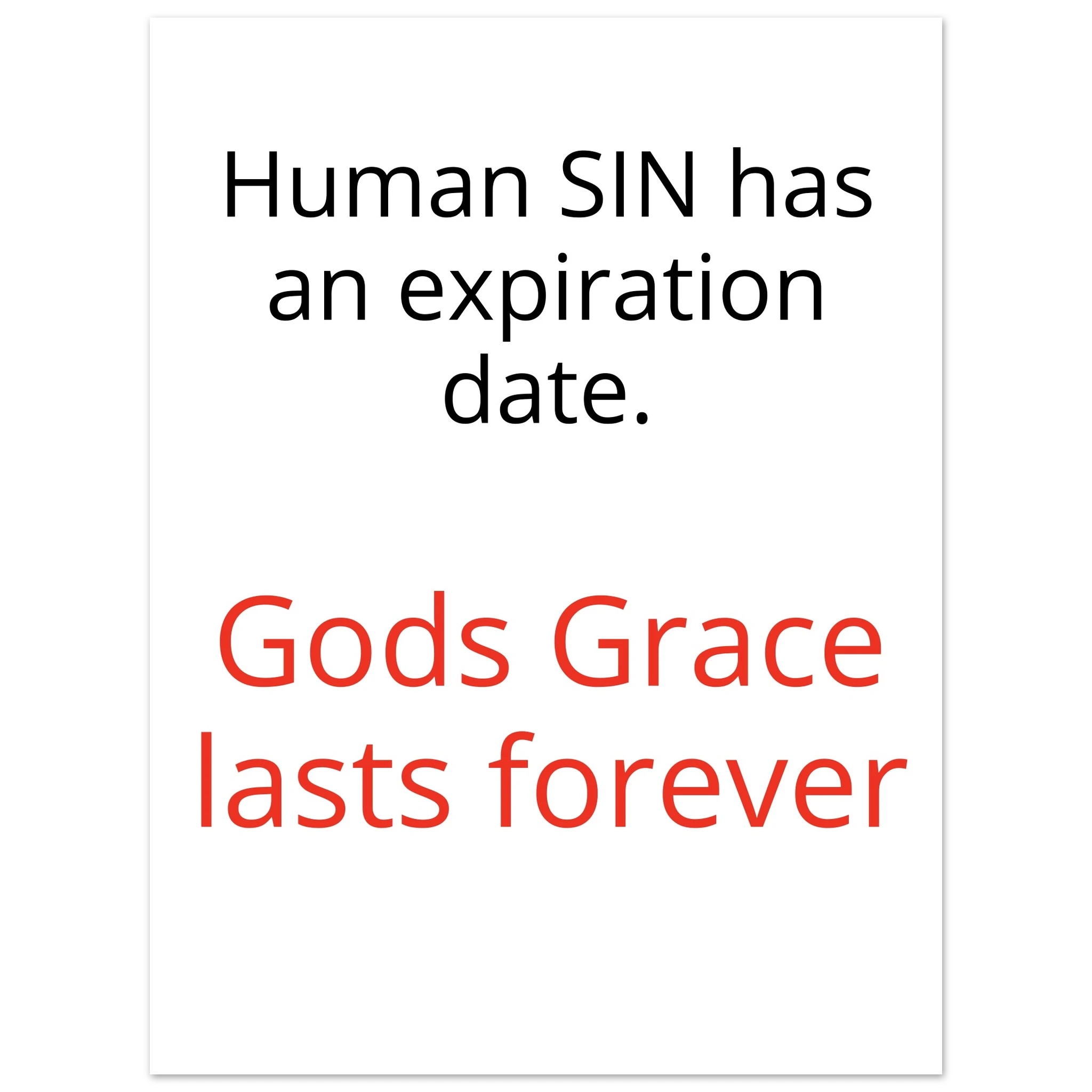 Gods Grace Fine Art Poster - BB's Tees and More