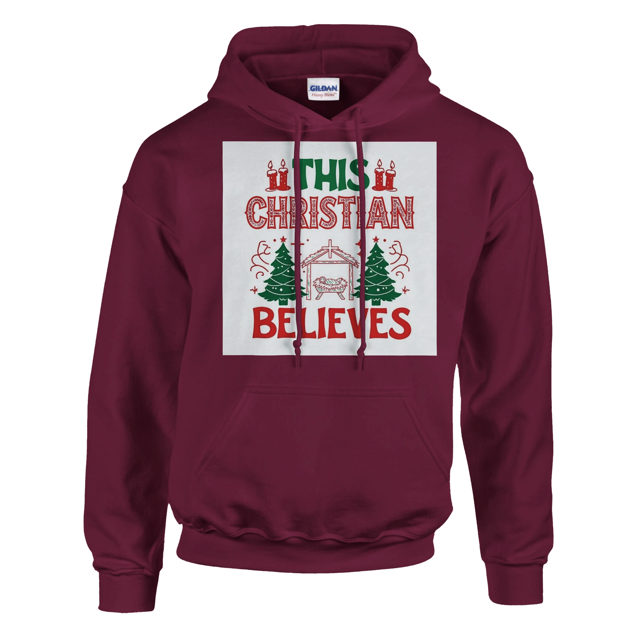 Christian Believes Classic Unisex Pullover Hoodie | Gildan® 18500 - BB's Tees and More