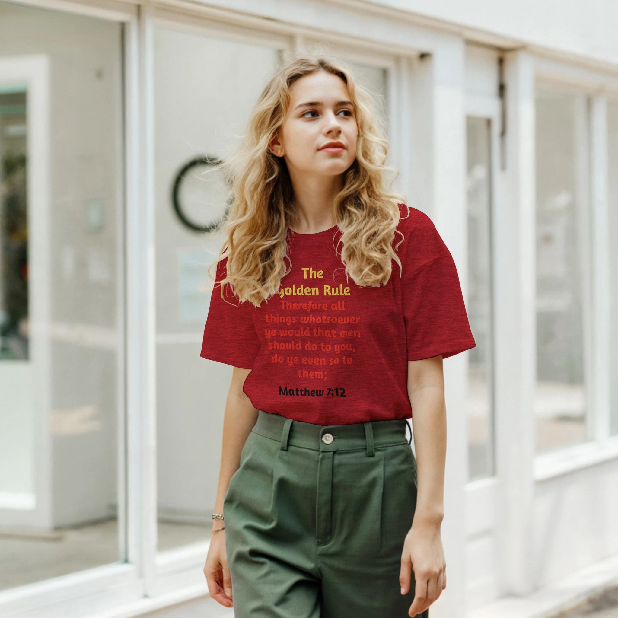 Golden Rule Classic Unisex Crewneck T-shirt | Gildan® 64000 - BB's Tees and More