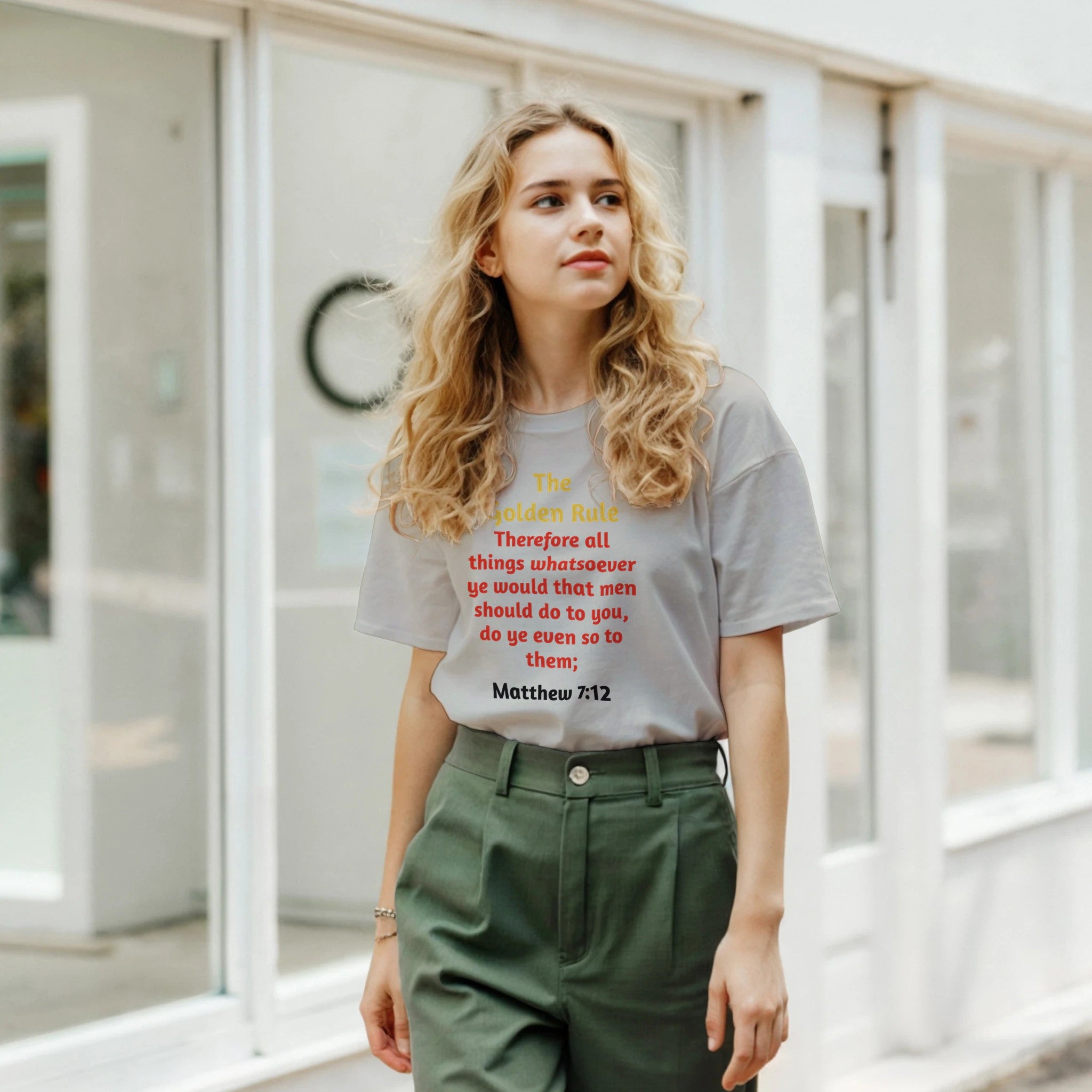 Golden Rule Classic Unisex Crewneck T-shirt | Gildan® 64000 - BB's Tees and More
