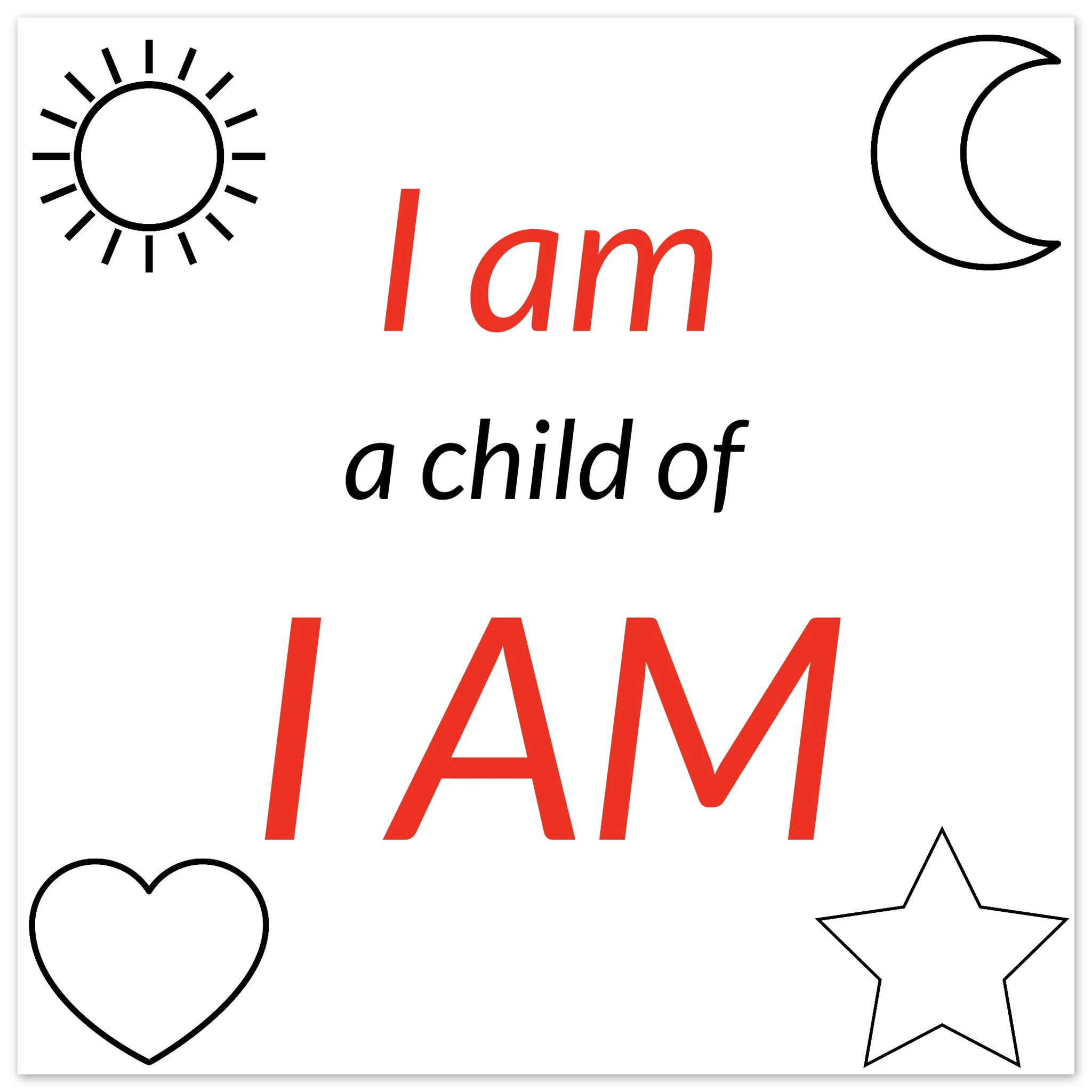 I AM Aluminum Print - BB's Tees and More
