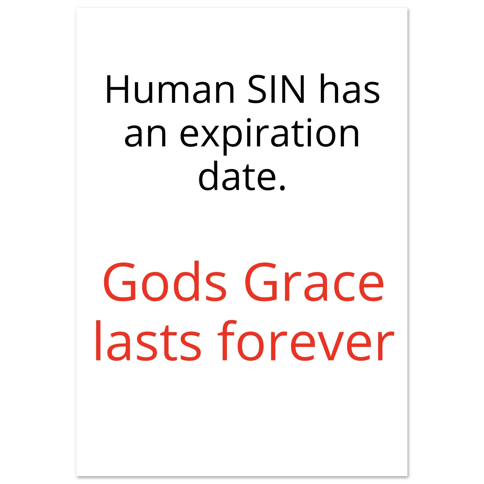 Gods Grace Fine Art Poster - BB's Tees and More