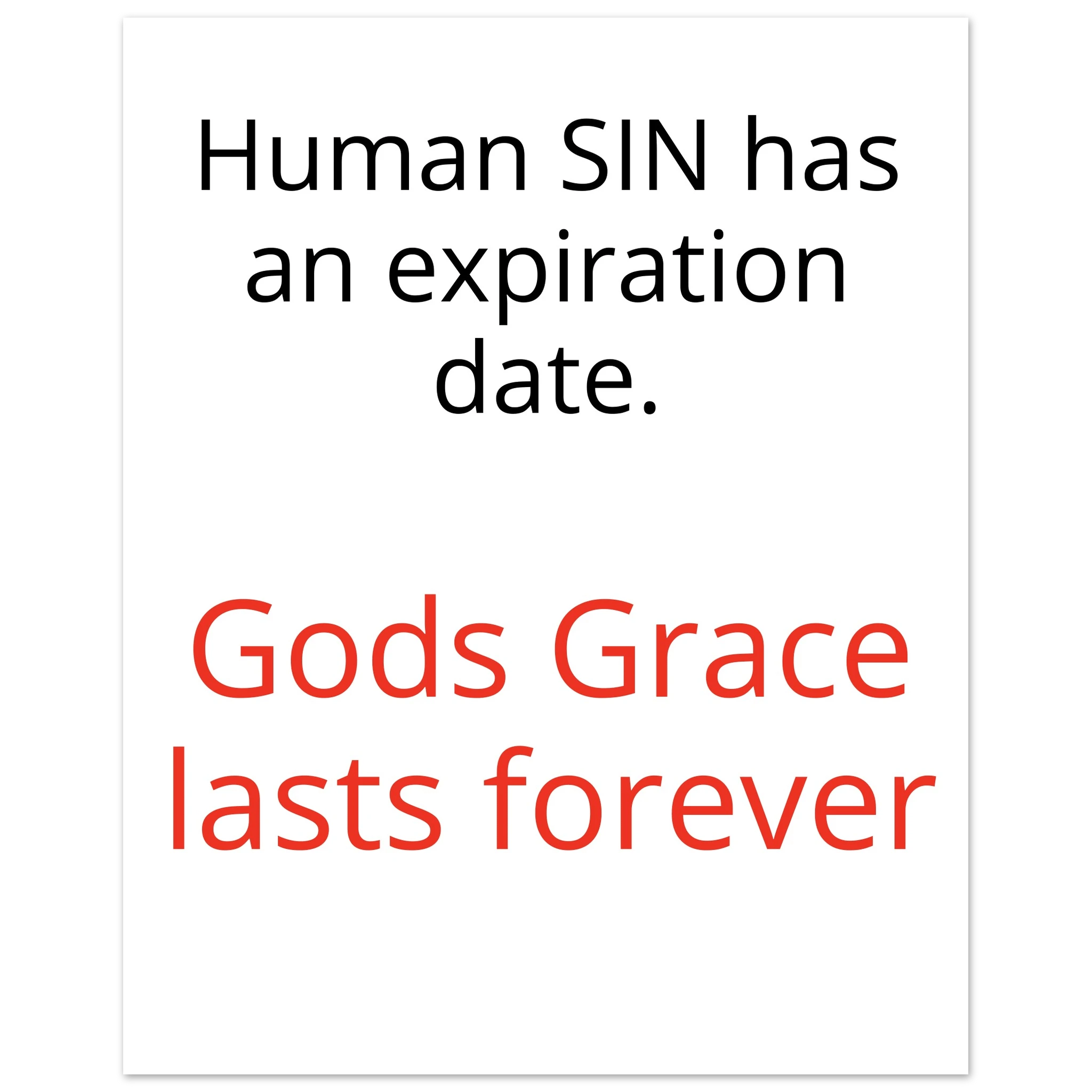 Gods Grace Fine Art Poster - BB's Tees and More