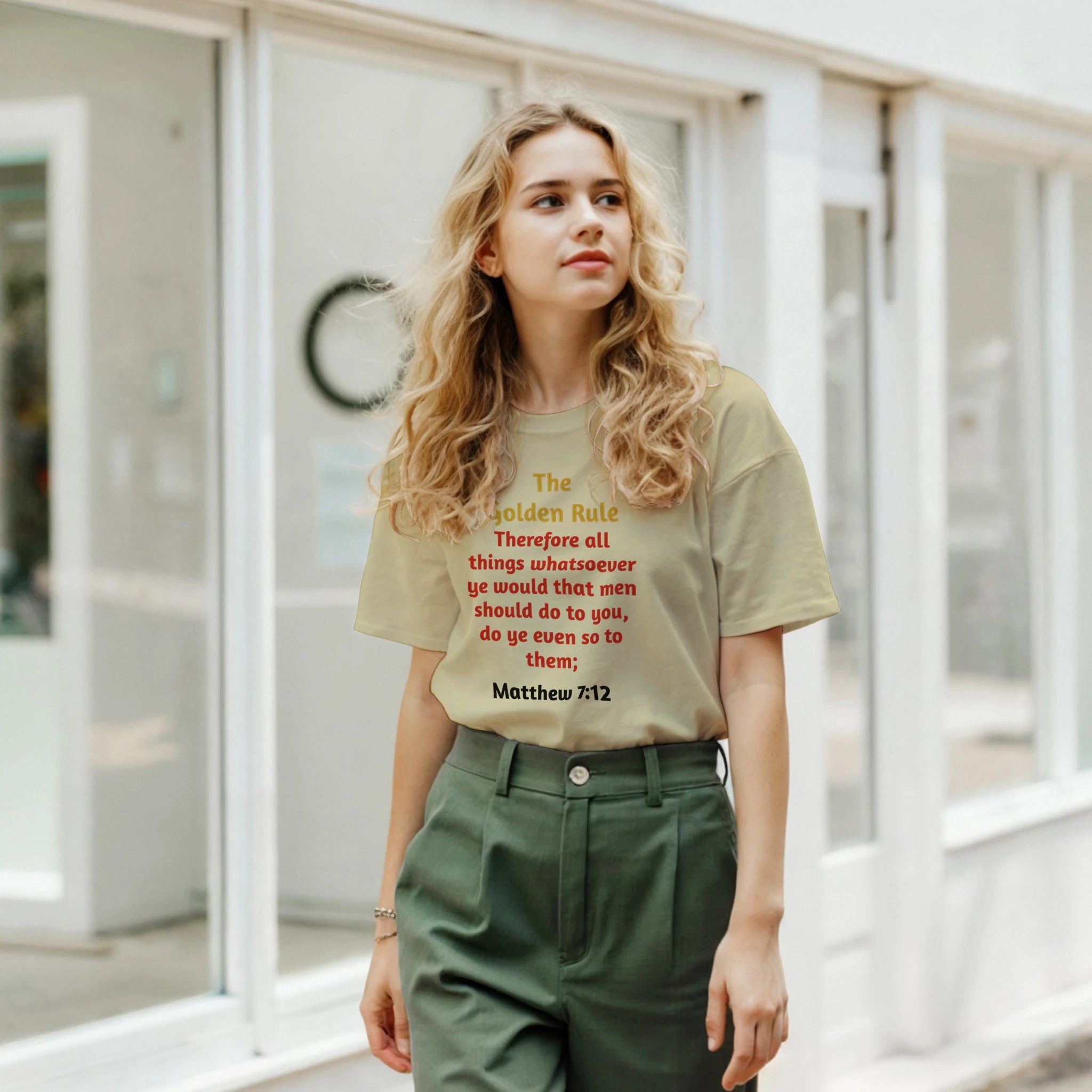 Golden Rule Classic Unisex Crewneck T-shirt | Gildan® 64000 - BB's Tees and More