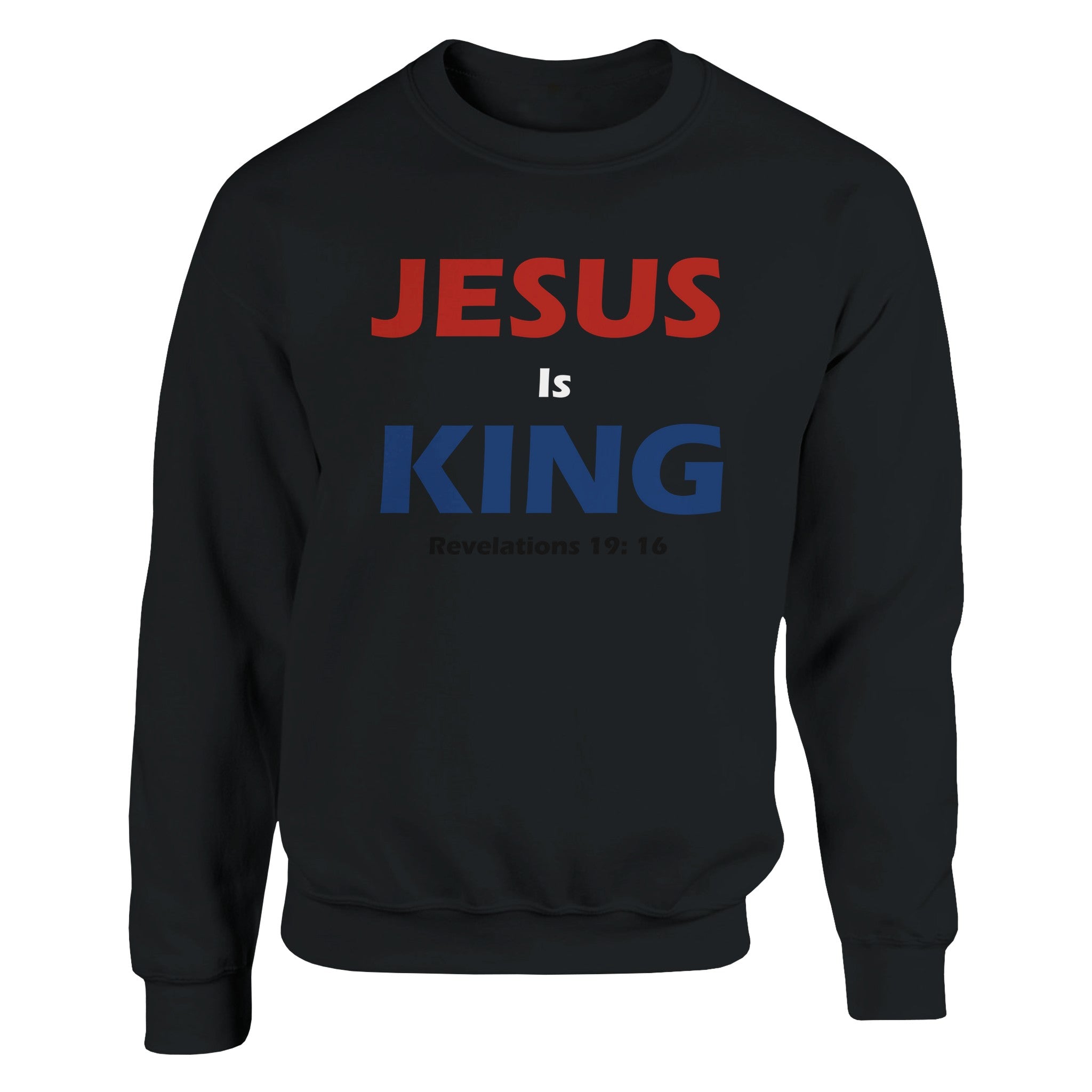Jesus Is King - Premium Unisex Crewneck Sweatshirt - BB's Tees and More