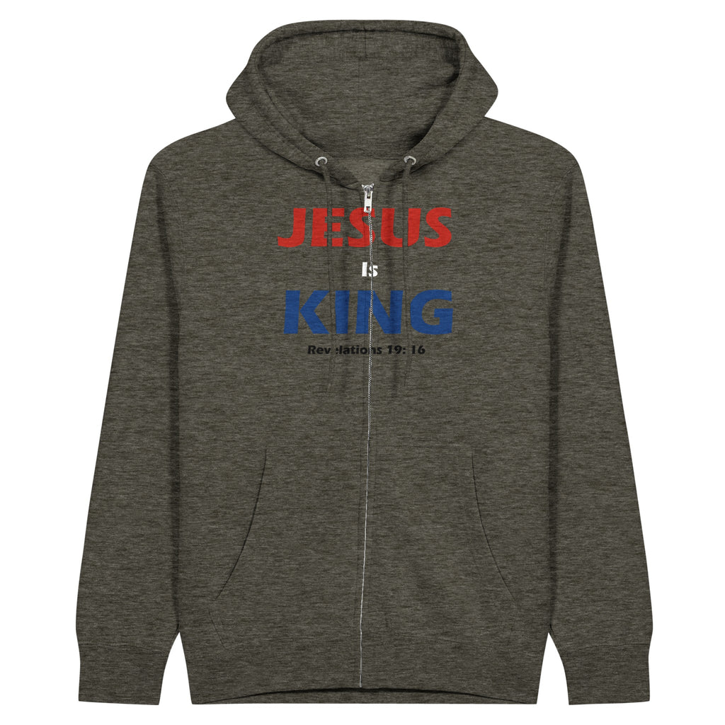 Jesus Is King - Premium Unisex Zip Hoodies - BB's Tees and More