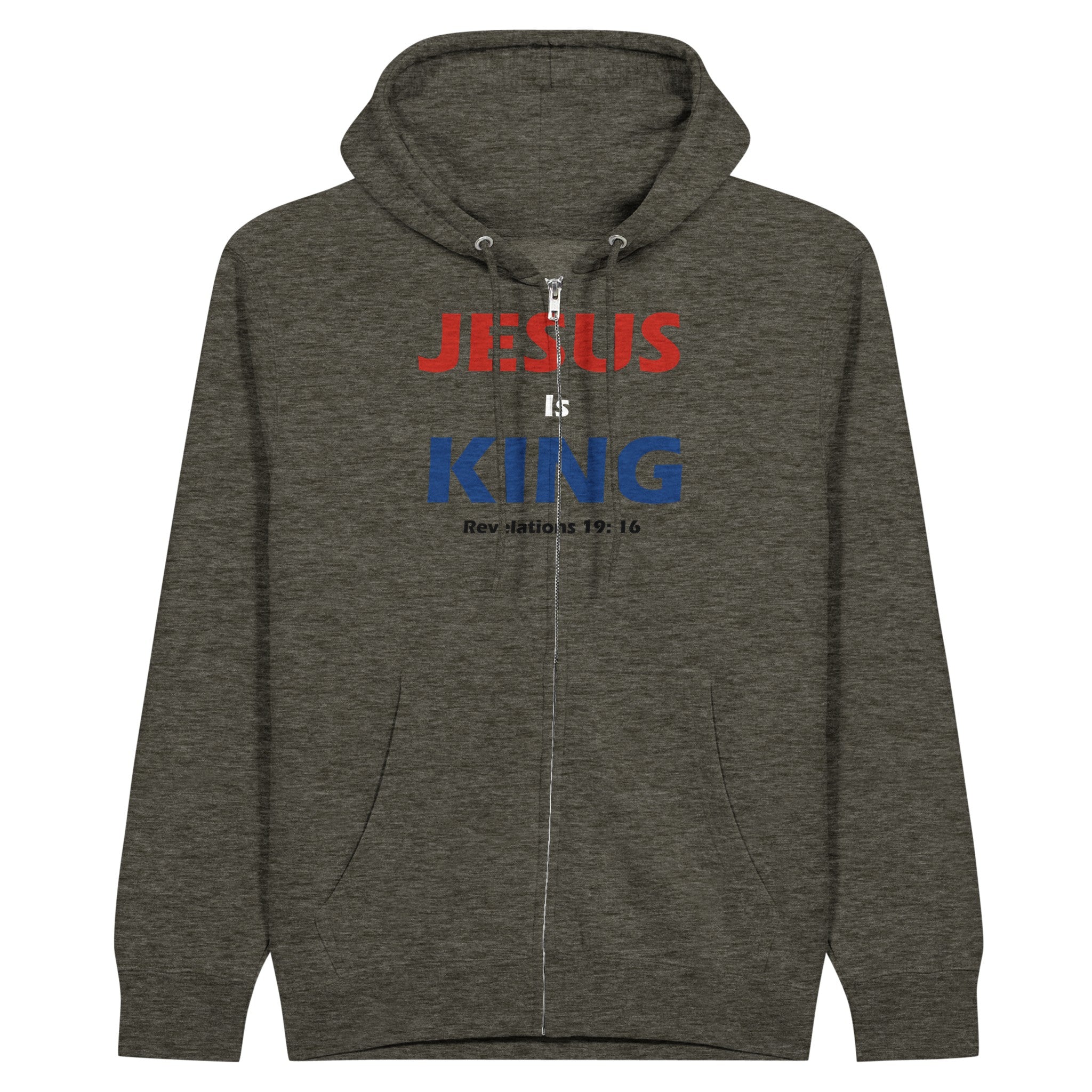 Jesus Is King - Premium Unisex Zip Hoodies - BB's Tees and More