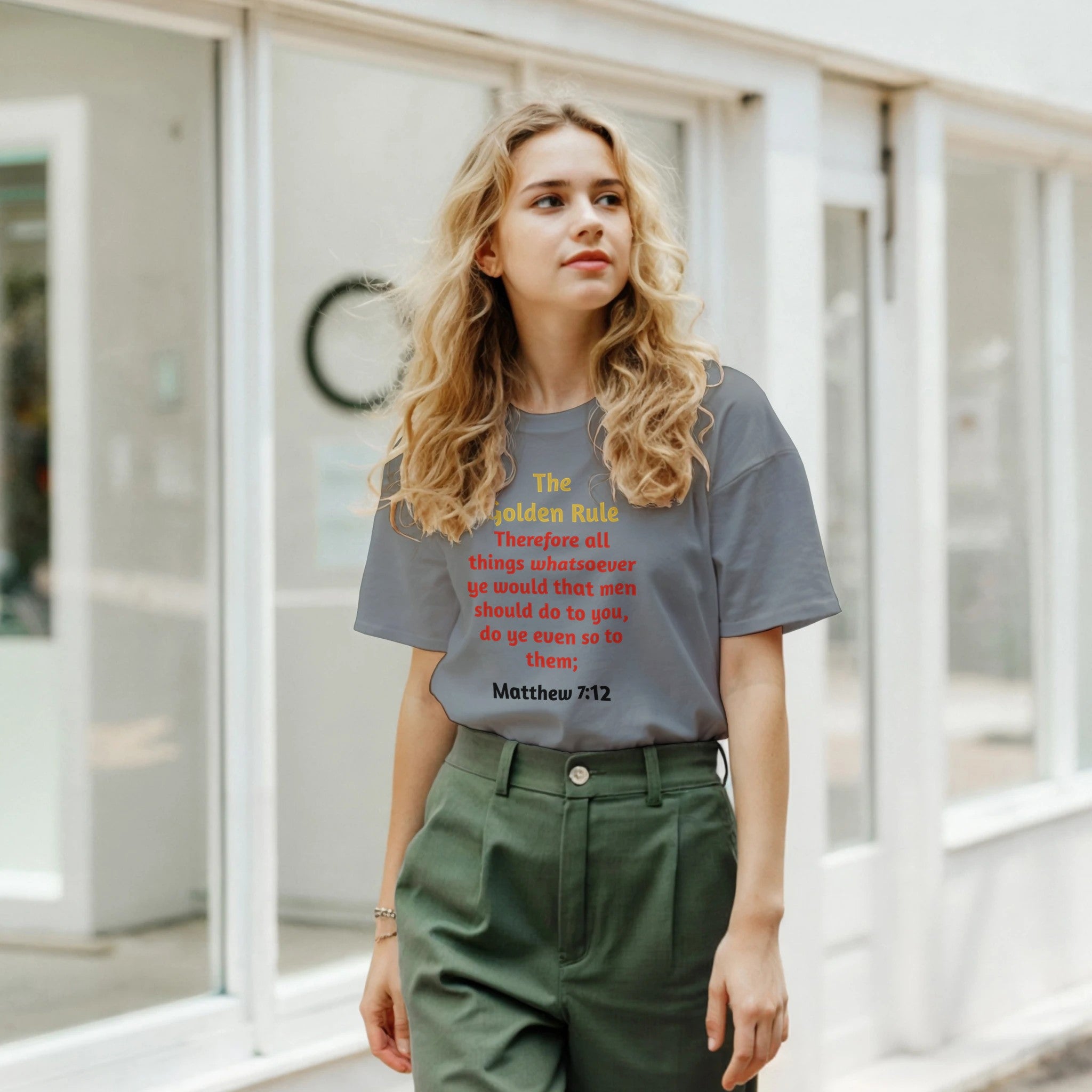 Golden Rule Classic Unisex Crewneck T-shirt | Gildan® 64000 - BB's Tees and More
