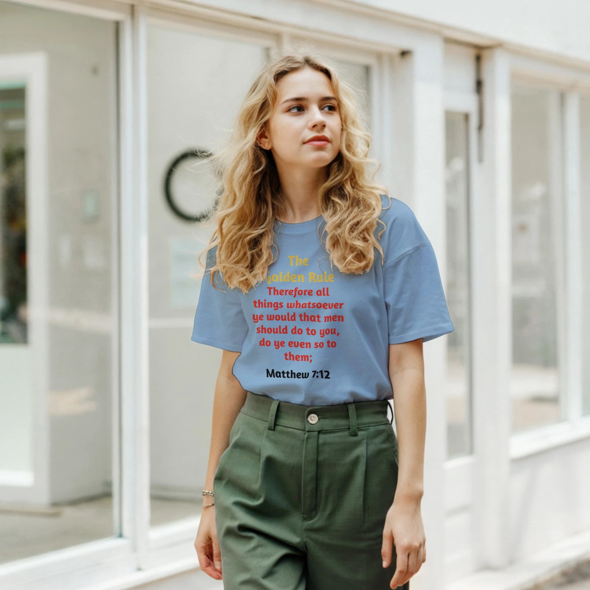 Golden Rule Classic Unisex Crewneck T-shirt | Gildan® 64000 - BB's Tees and More