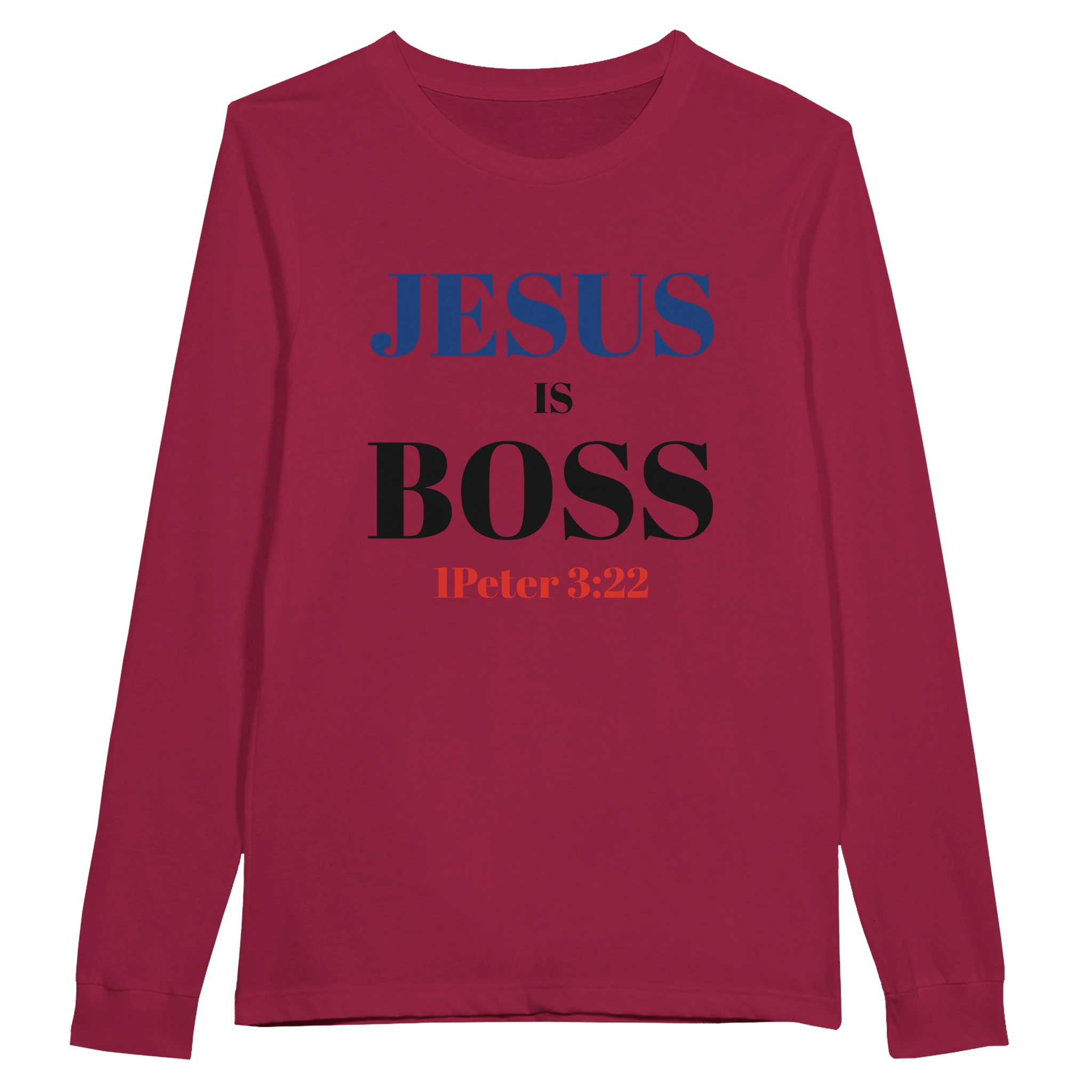 Jesus is Boss Premium Unisex Longsleeve T-shirt - BB's Tees and More