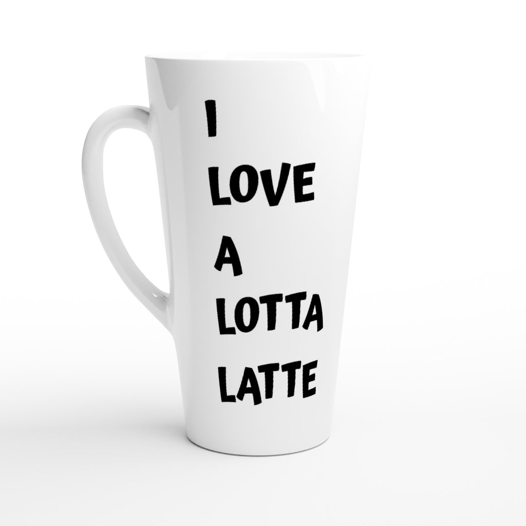 White Latte 17oz Ceramic Mug - BB's Tees and More