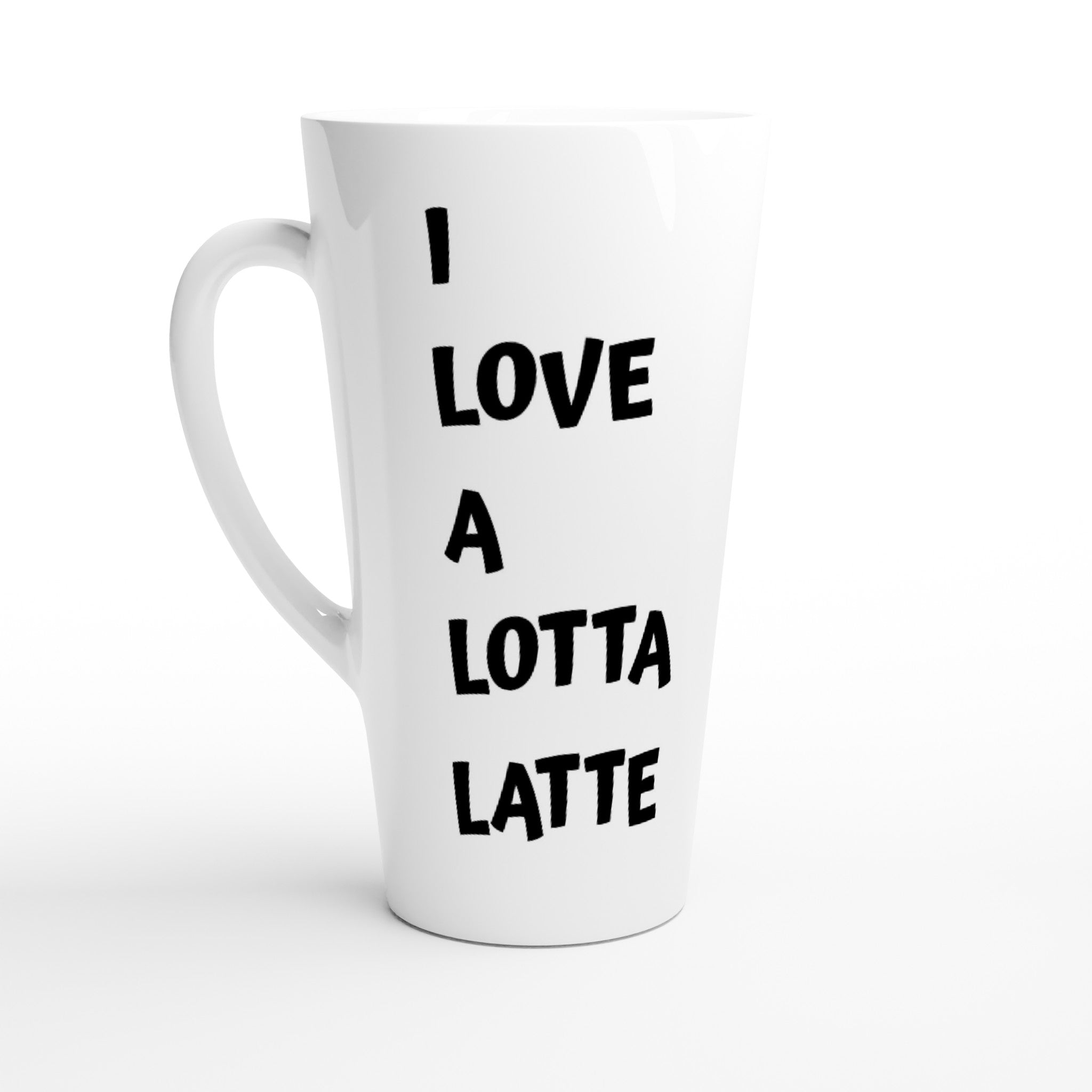 White Latte 17oz Ceramic Mug - BB's Tees and More