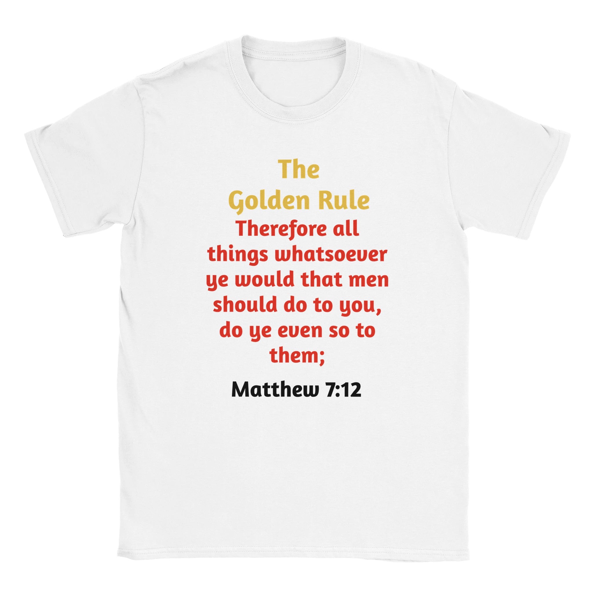Golden Rule Classic Unisex Crewneck T-shirt | Gildan® 64000 - BB's Tees and More