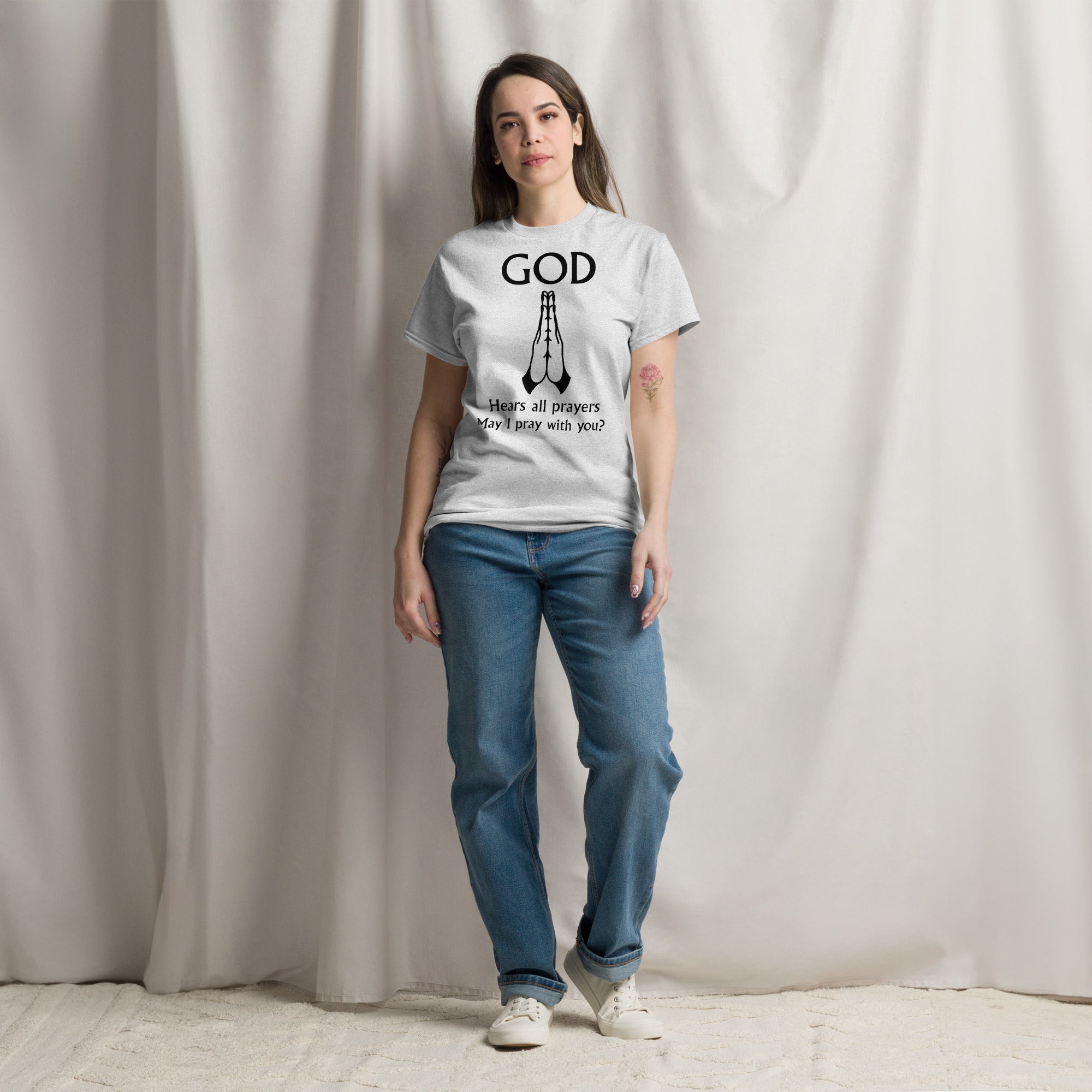 God Hears Prayers Unisex classic tee - BB's Tees and More