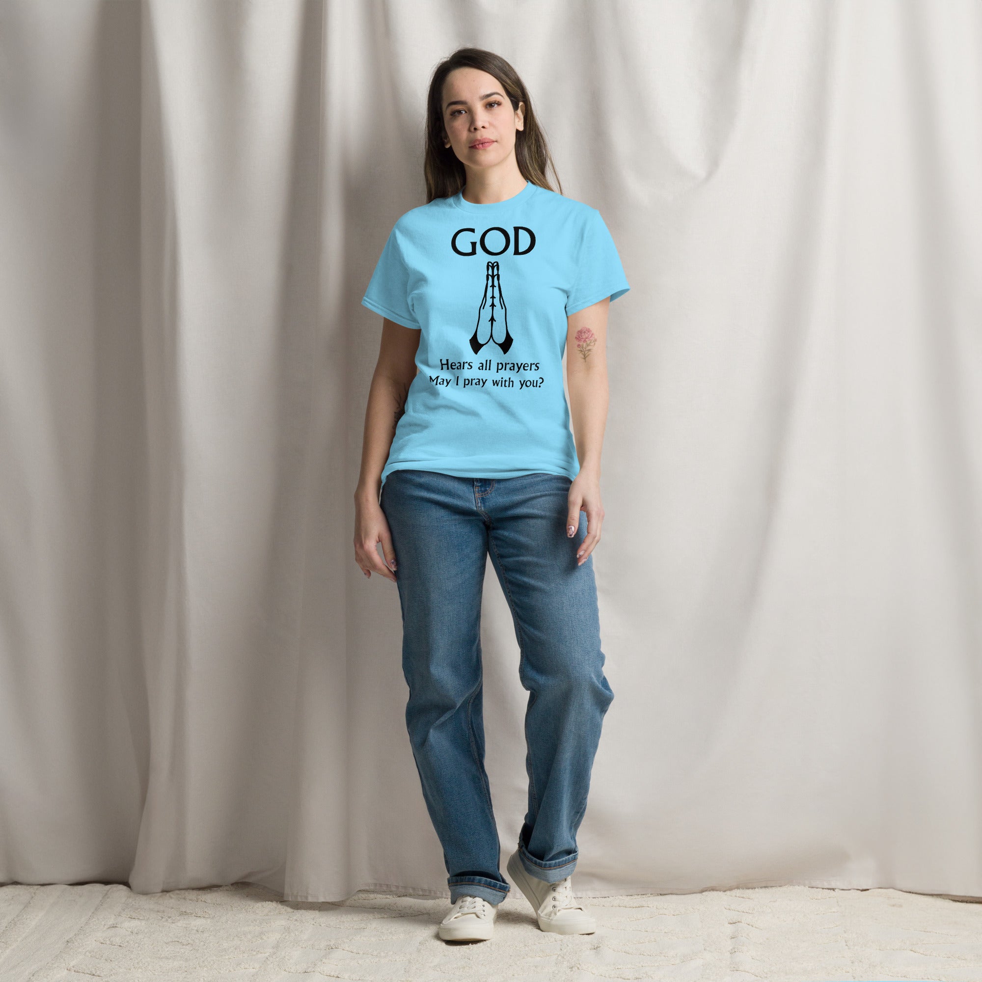 God Hears Prayers Unisex classic tee - BB's Tees and More