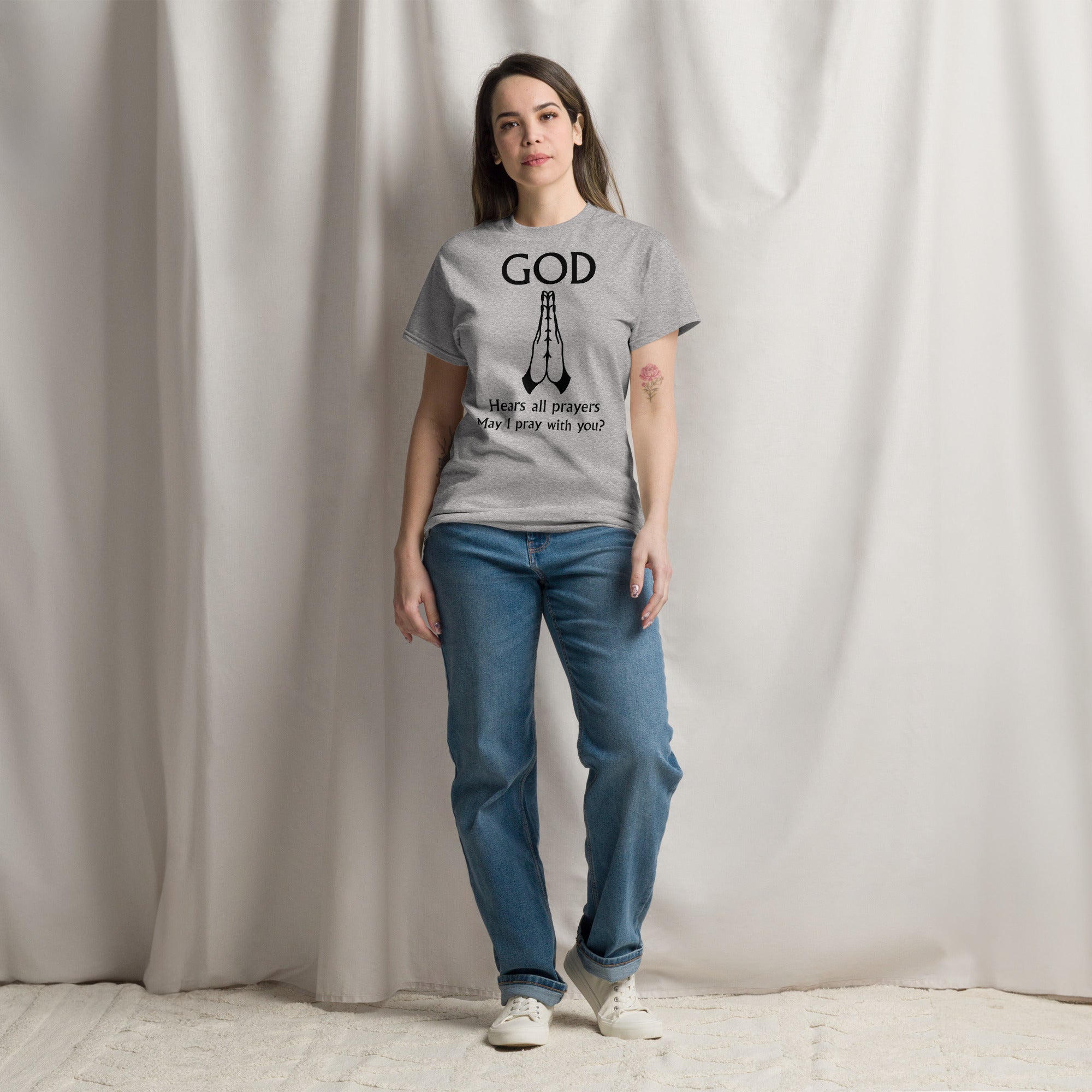 God Hears Prayers Unisex classic tee - BB's Tees and More