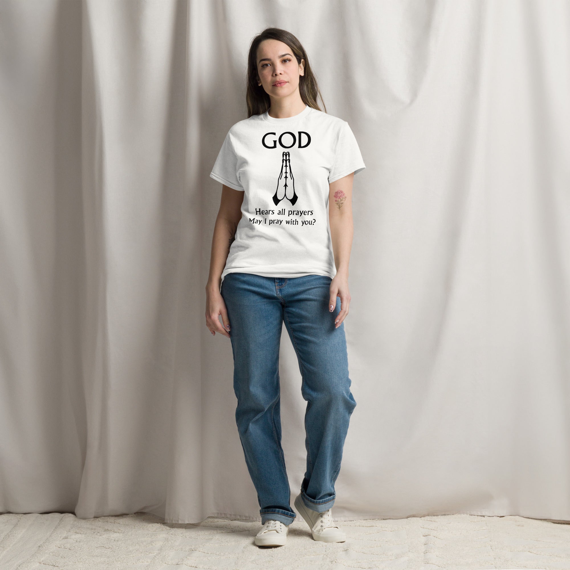 God Hears Prayers Unisex classic tee - BB's Tees and More