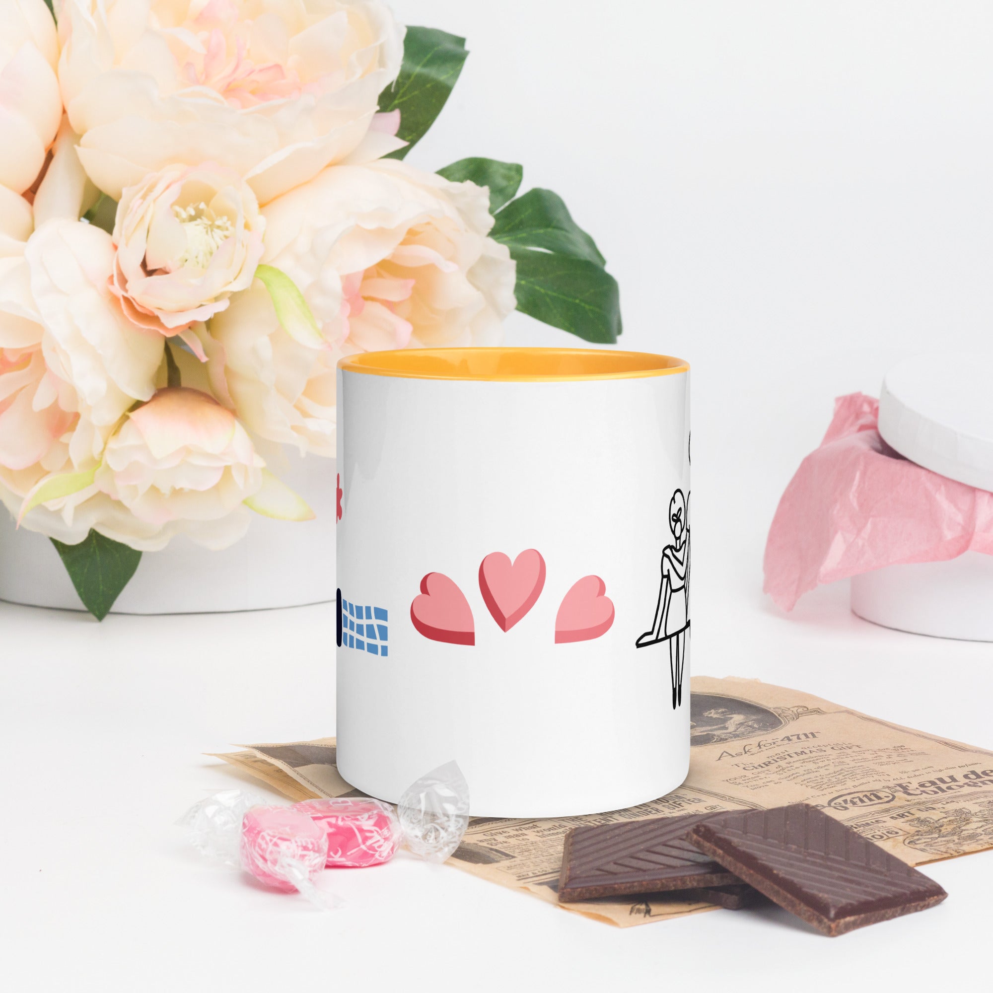 Mothers Day Mug with Color Inside - BB's Tees and More