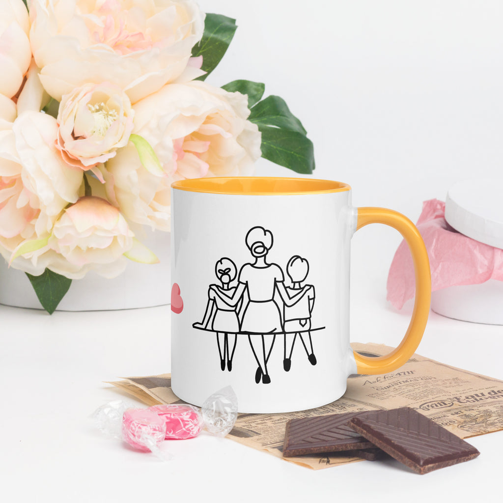 Mothers Day Mug with Color Inside - BB's Tees and More