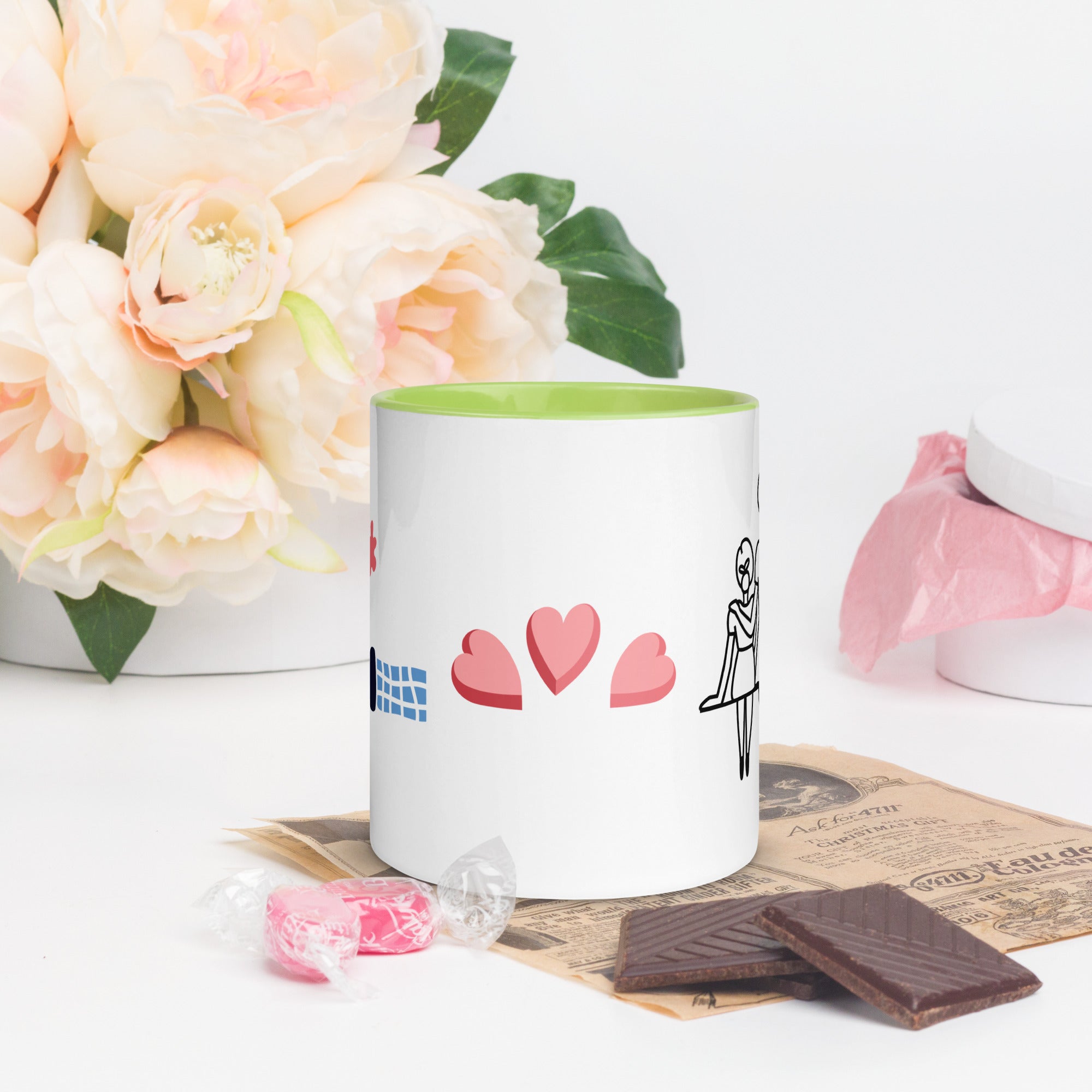 Mothers Day Mug with Color Inside - BB's Tees and More