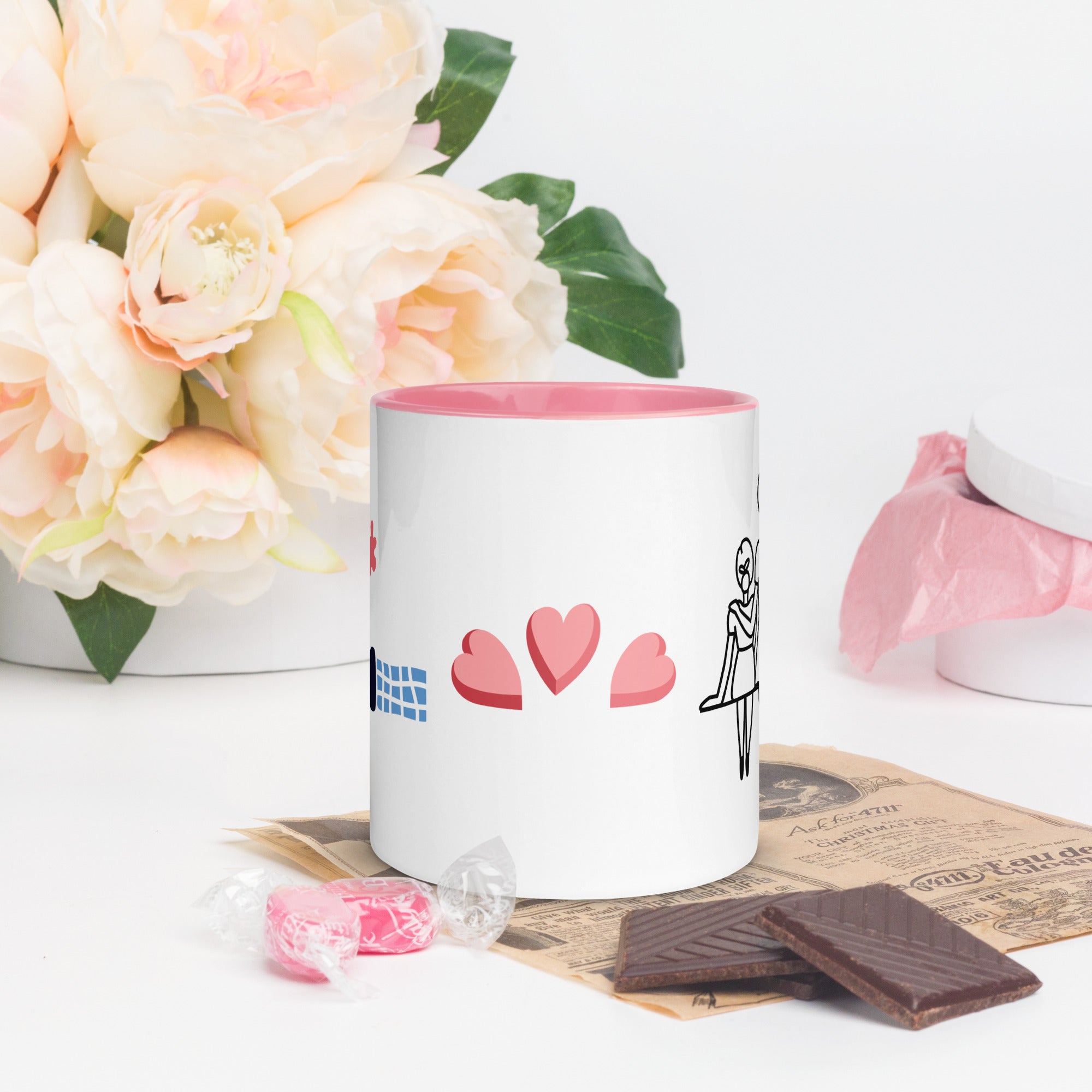 Mothers Day Mug with Color Inside - BB's Tees and More