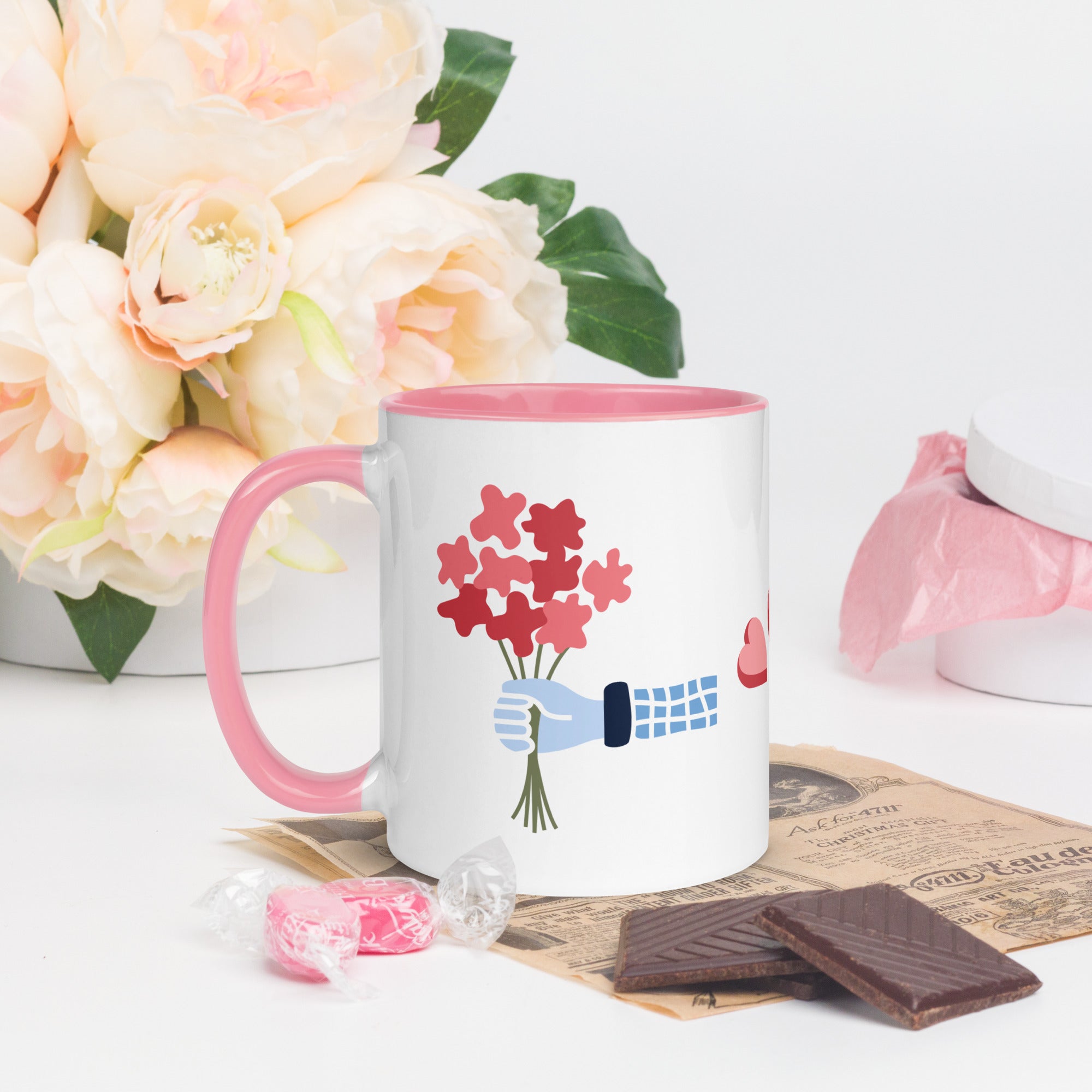 Mothers Day Mug with Color Inside - BB's Tees and More