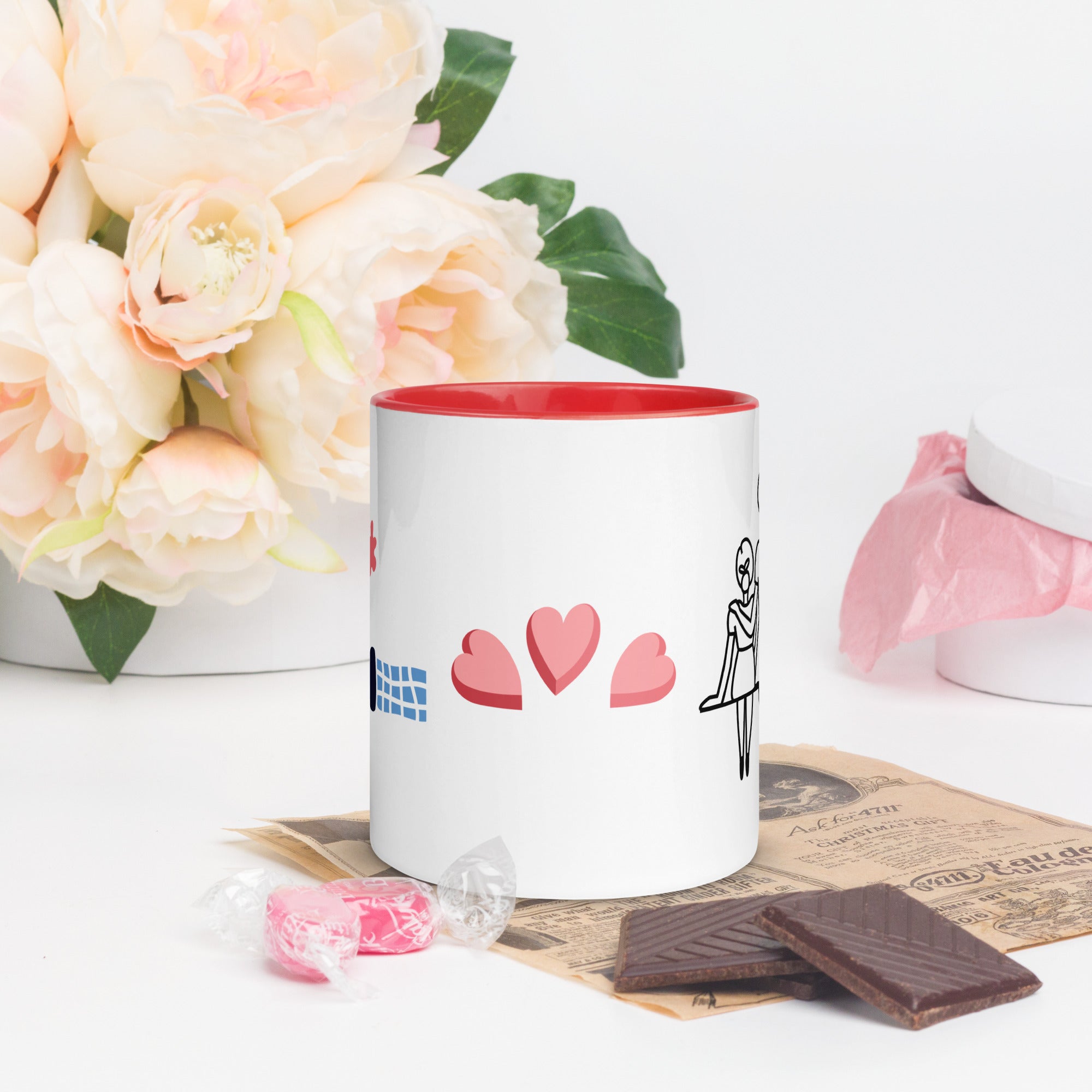 Mothers Day Mug with Color Inside - BB's Tees and More