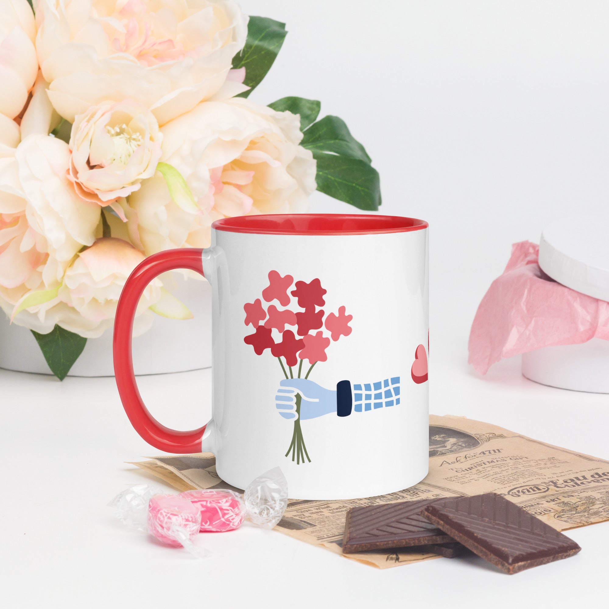 Mothers Day Mug with Color Inside - BB's Tees and More