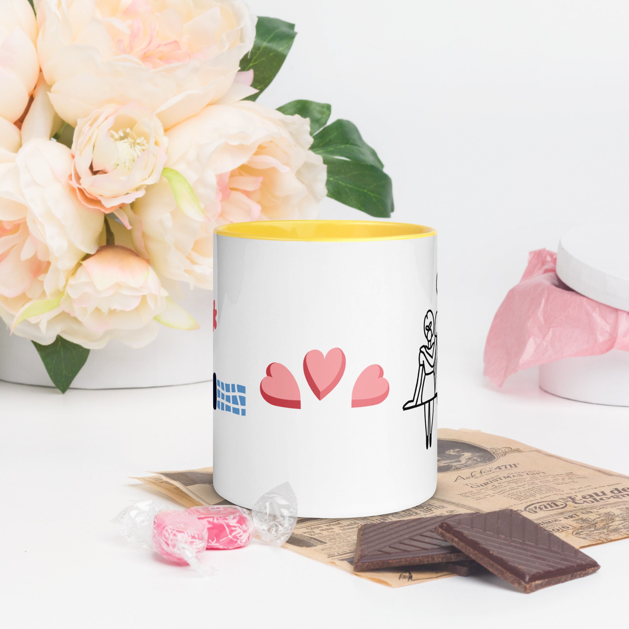 Mothers Day Mug with Color Inside - BB's Tees and More